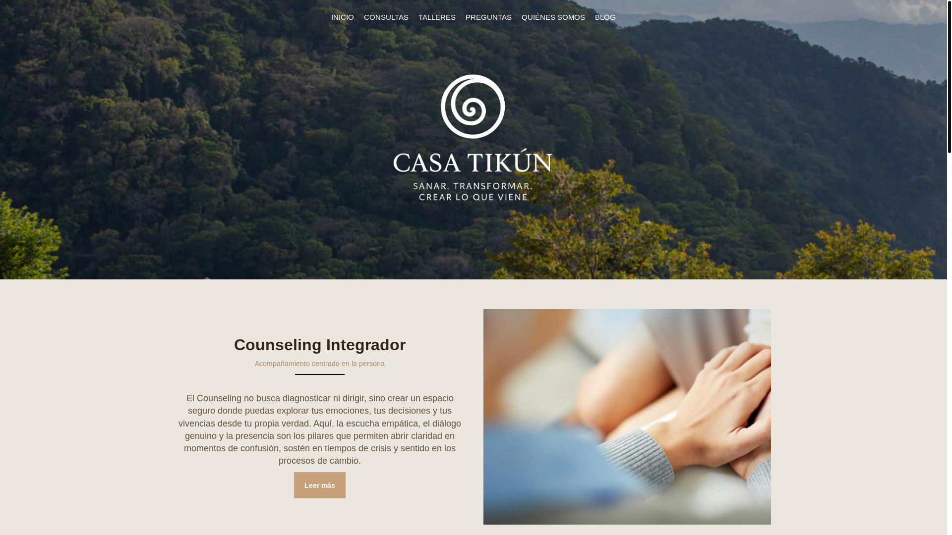 website screenshot of https://casatikun.ar/