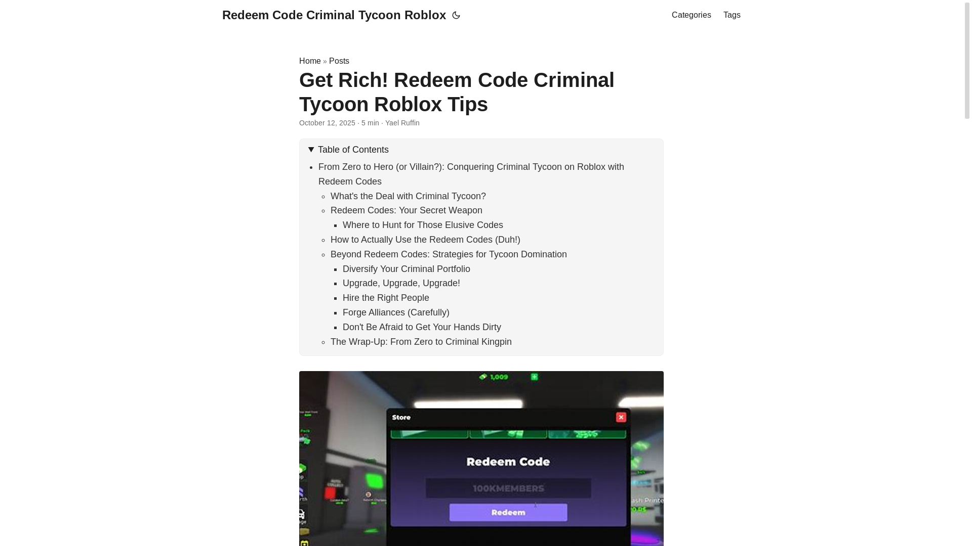 website screenshot of https://redeem-code-criminal-tycoon-roblox.pages.dev/