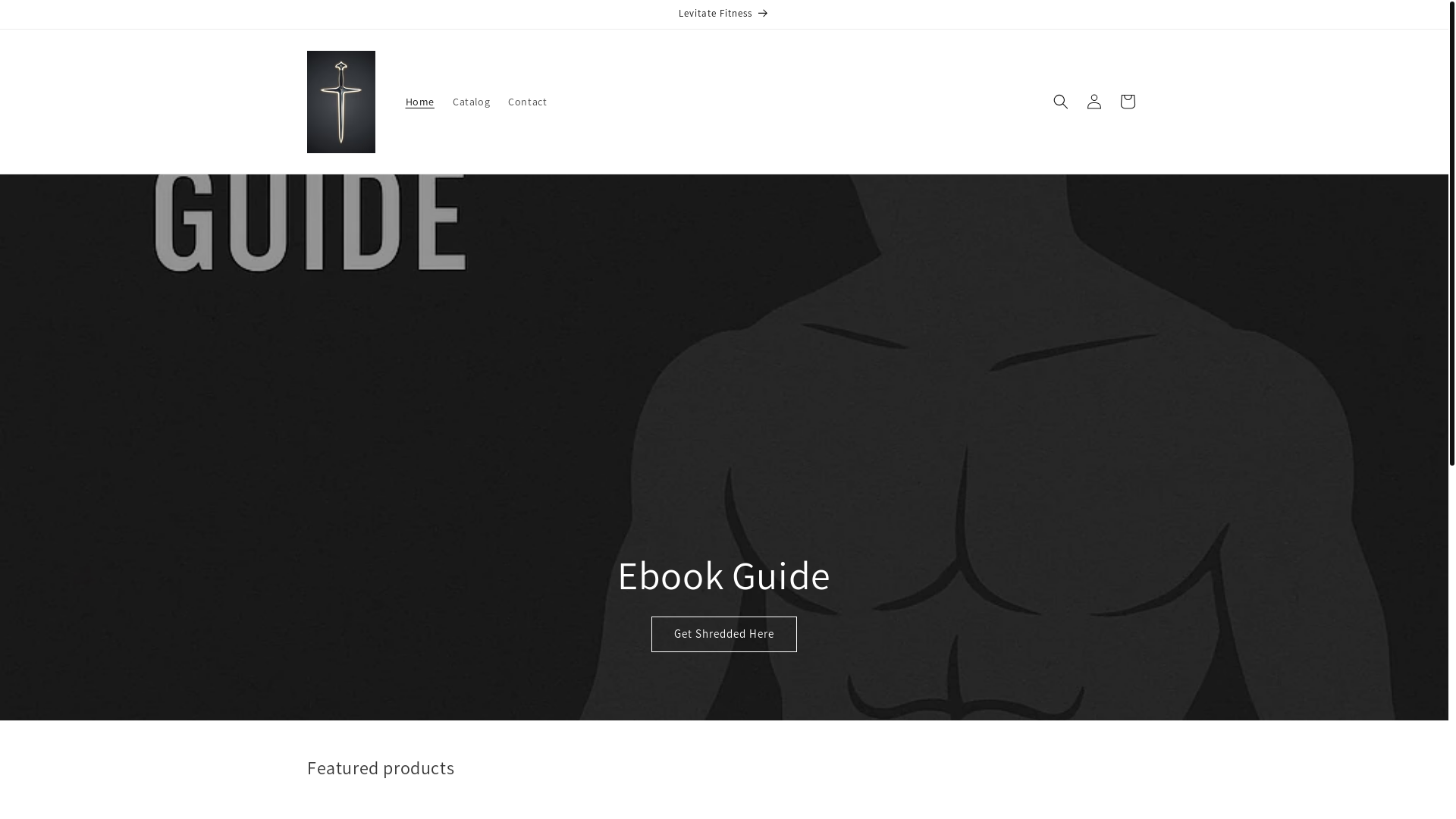 website screenshot of https://levitatefitness.co/