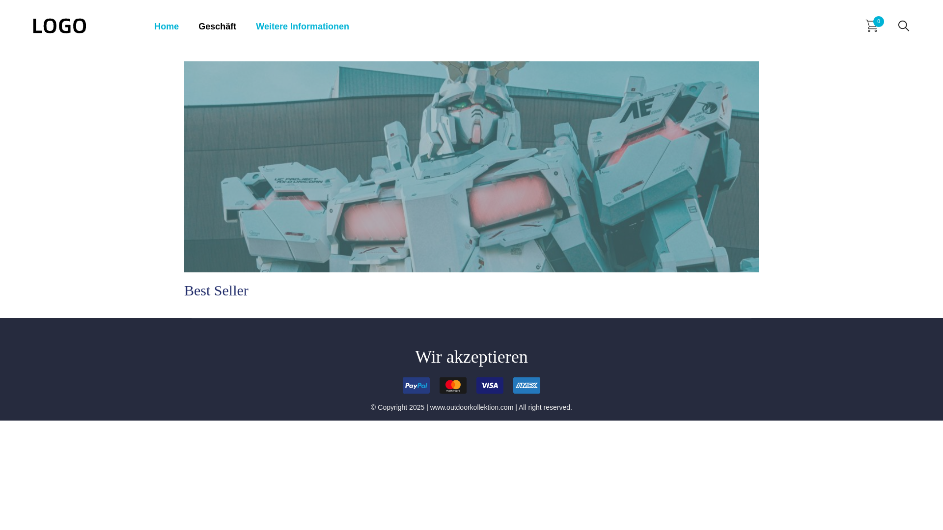 website screenshot of https://outdoorkollektion.com/