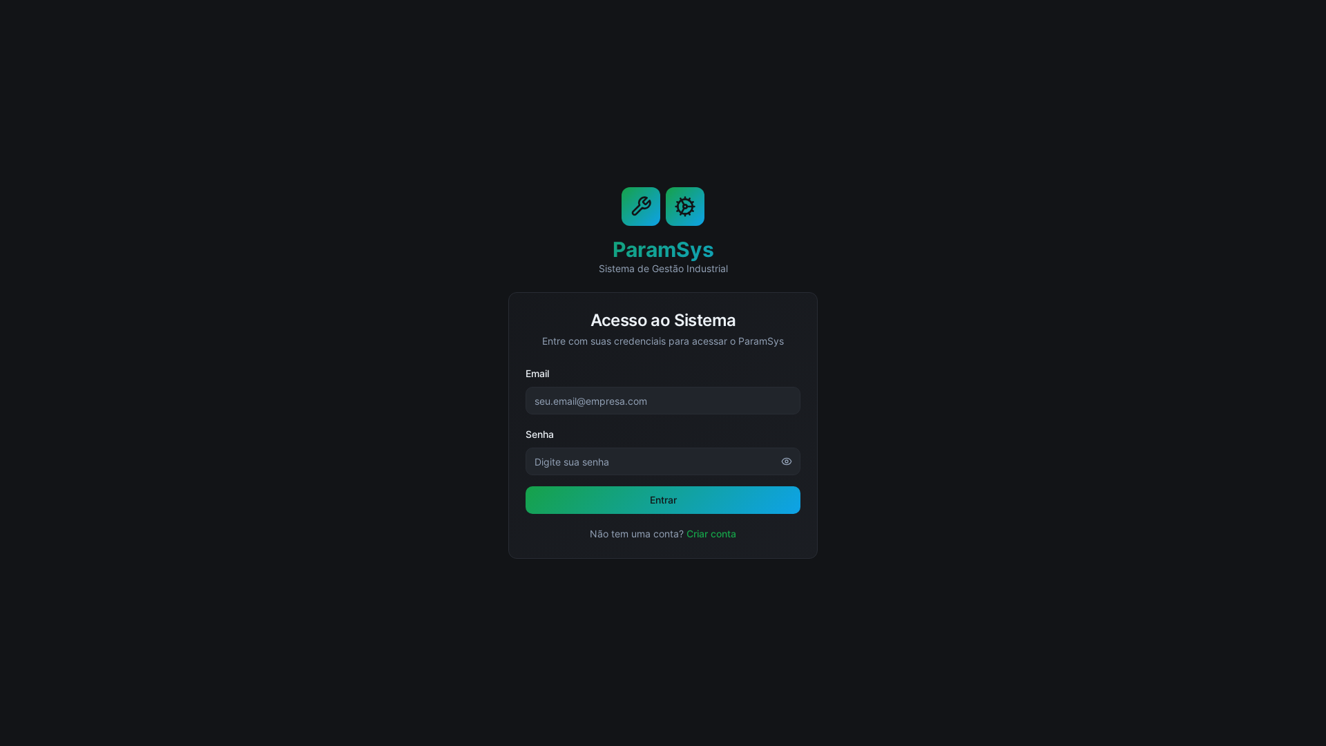 website screenshot of https://paramsys.fun/