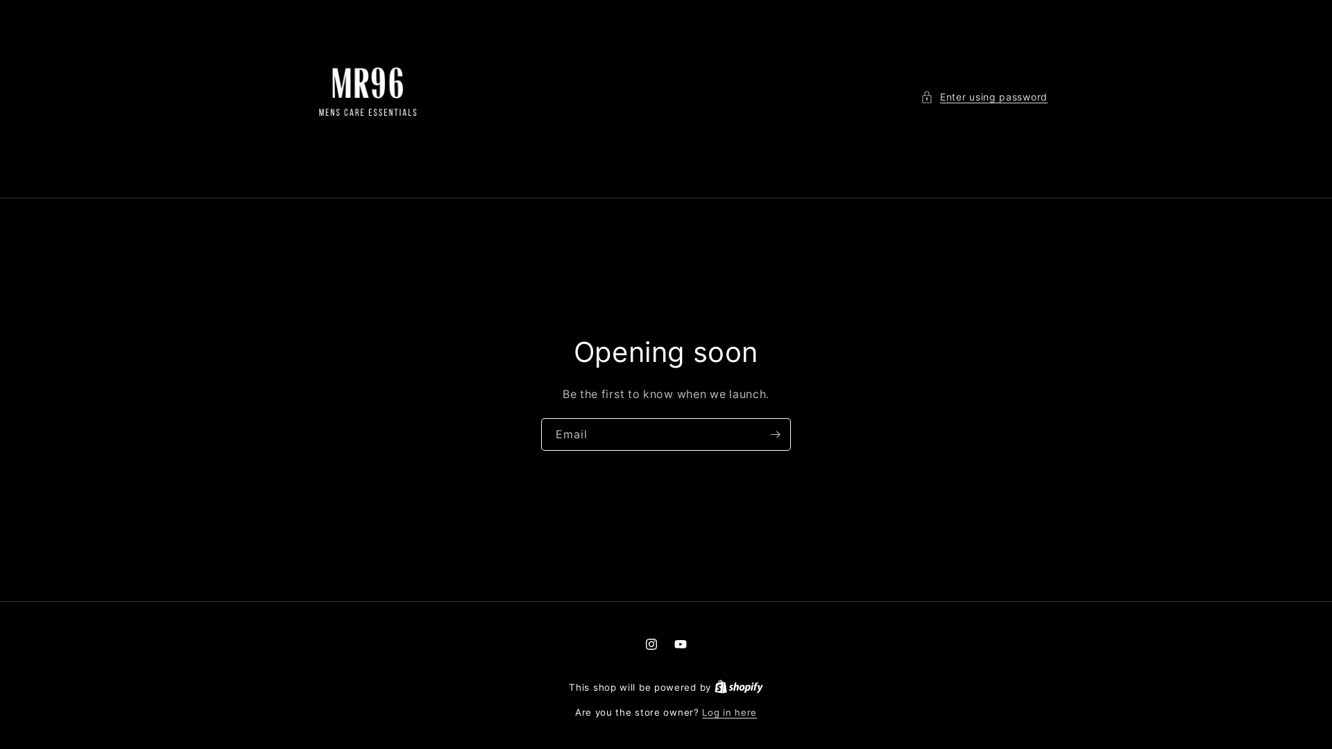website screenshot of https://mr96menscare.com/