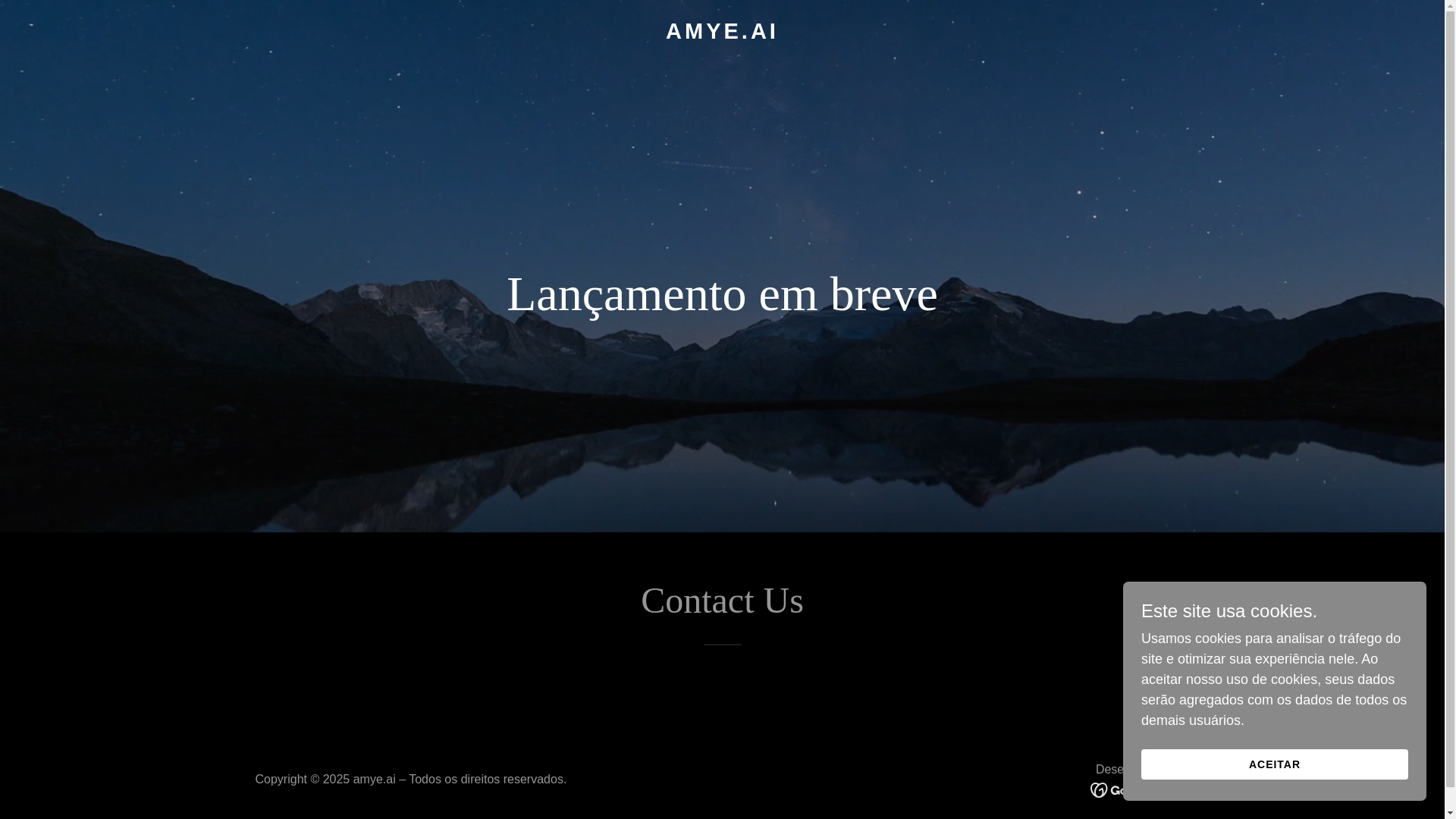 website screenshot of https://amye.ai/