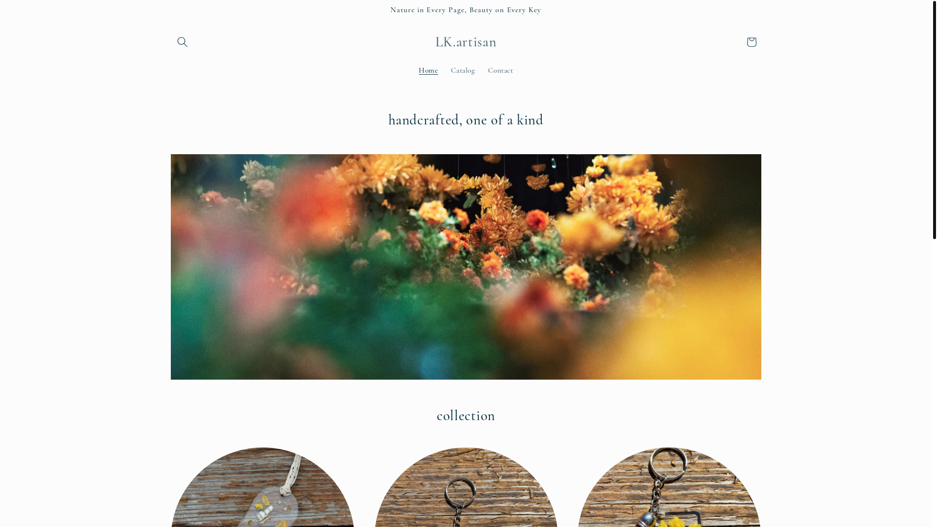 website screenshot of https://lkartisan.com/