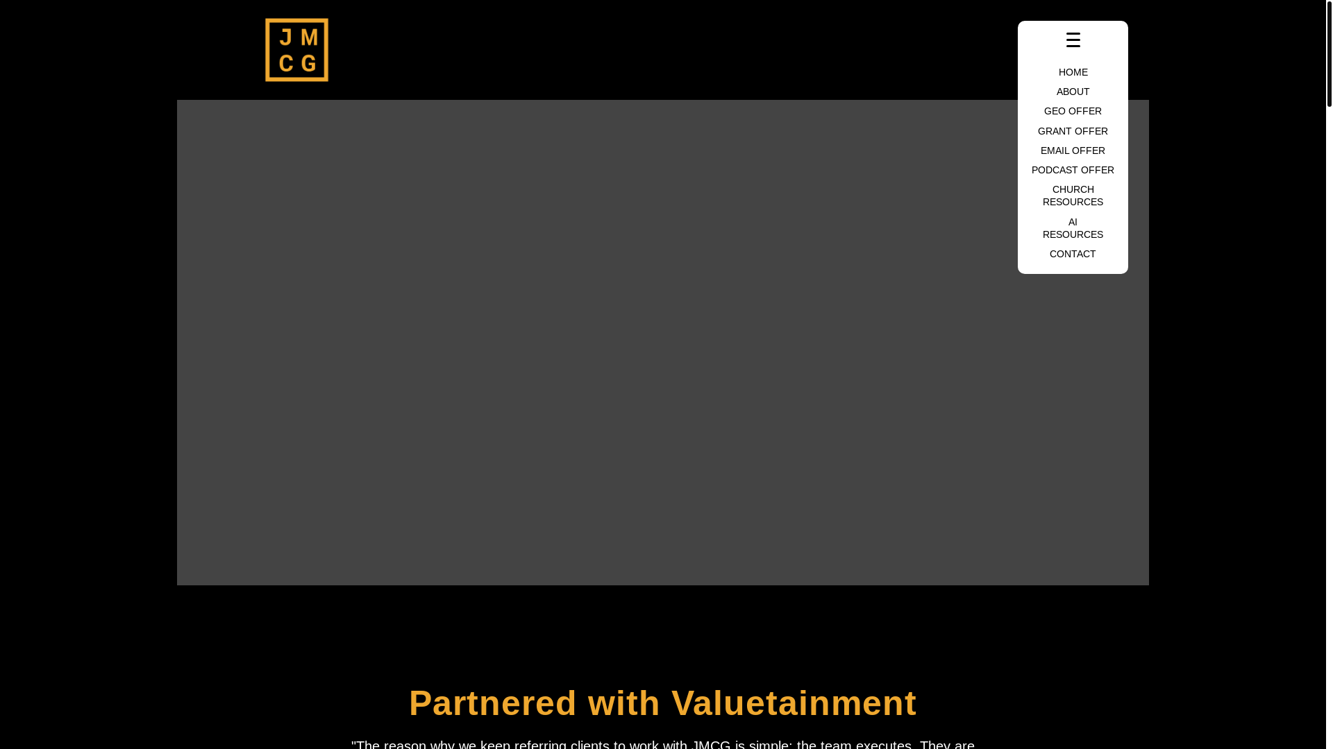 website screenshot of https://teamjmcgmarketing.org/