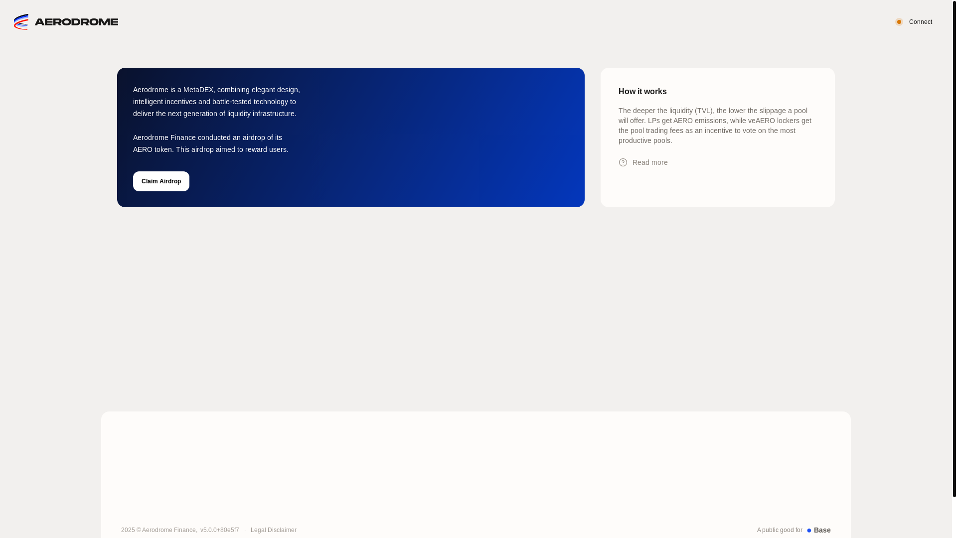 website screenshot of https://aerofinance.pages.dev/