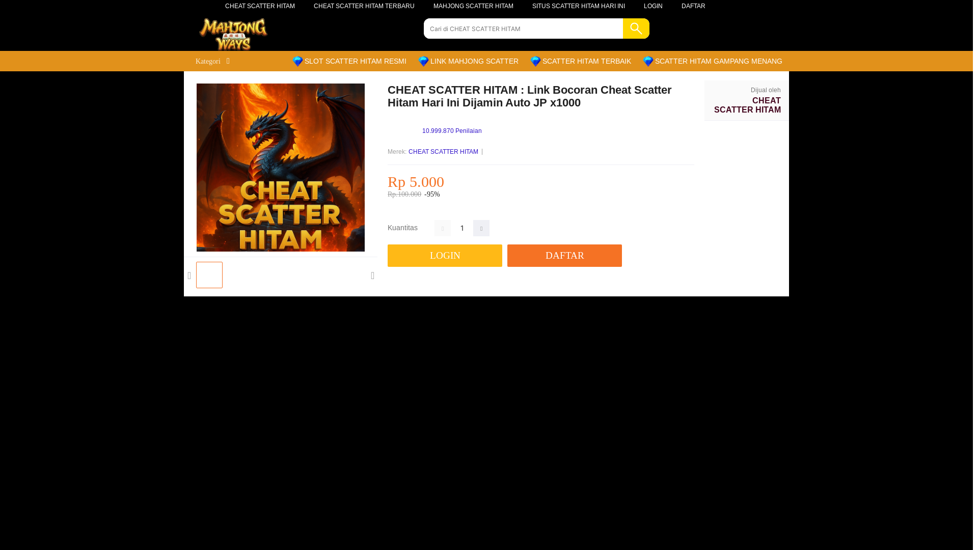 website screenshot of https://cheatscatterhitam-axi.pages.dev/