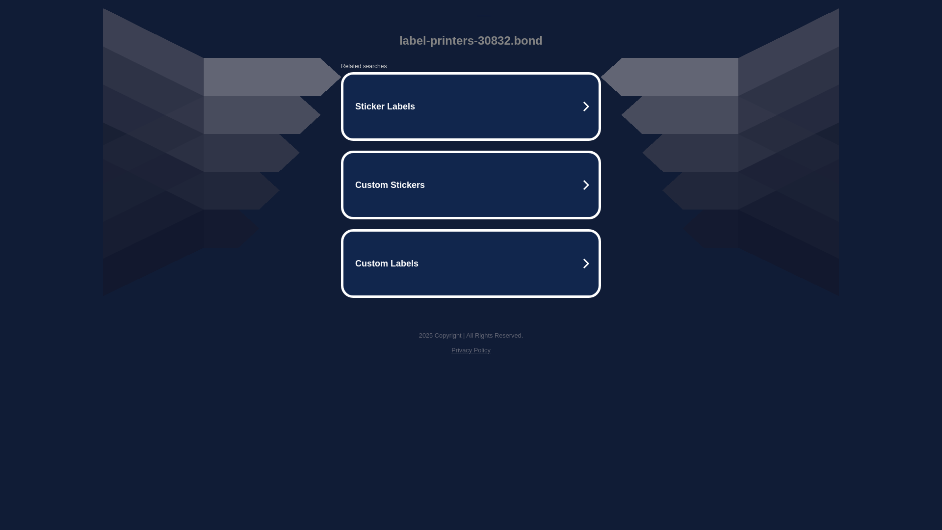 website screenshot of https://label-printers-30832.bond/