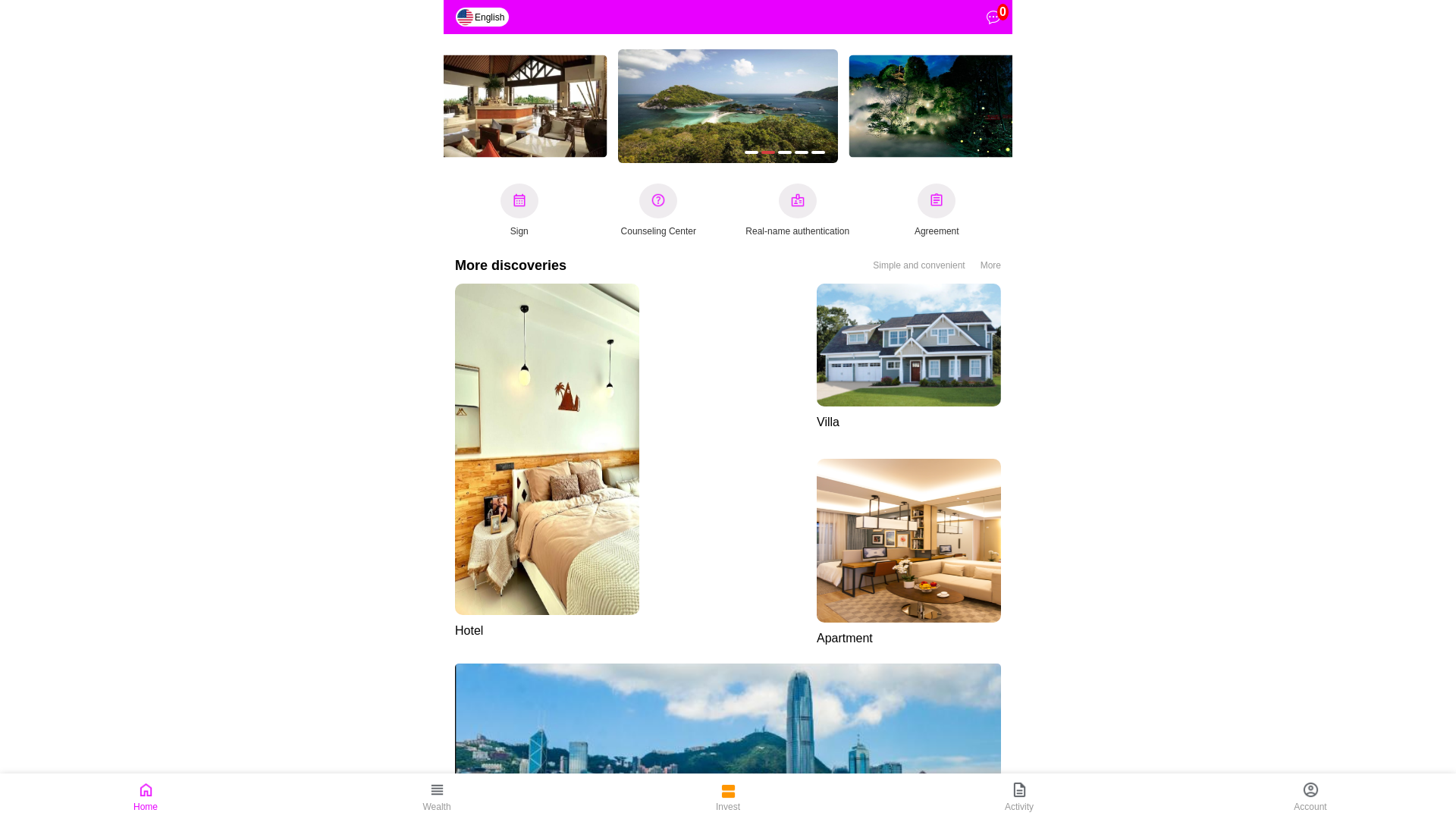 website screenshot of https://seasideoasisresidence.com/