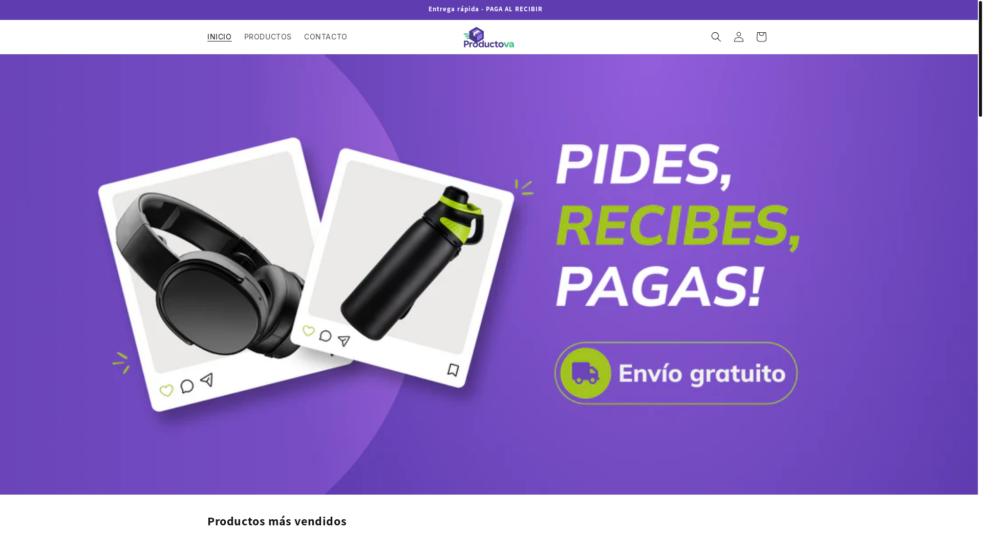 website screenshot of https://productova.com/