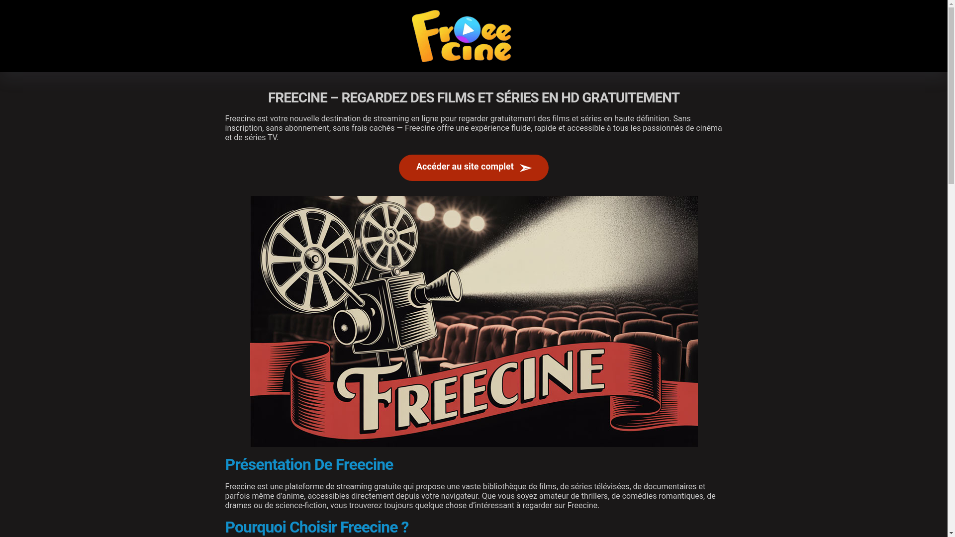 website screenshot of https://freecine-1dp.pages.dev/