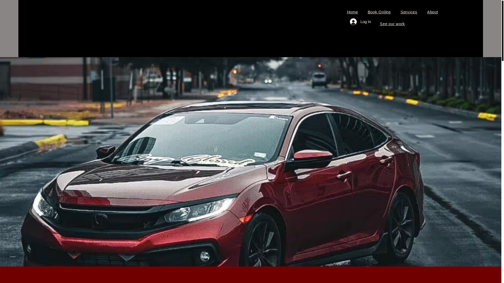 website screenshot of https://blackmarbledetailing.com/