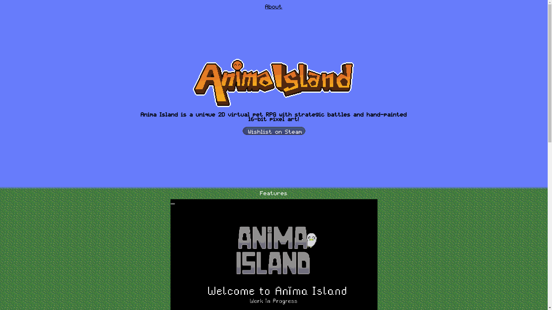 website screenshot of https://anima-island-com.pages.dev/