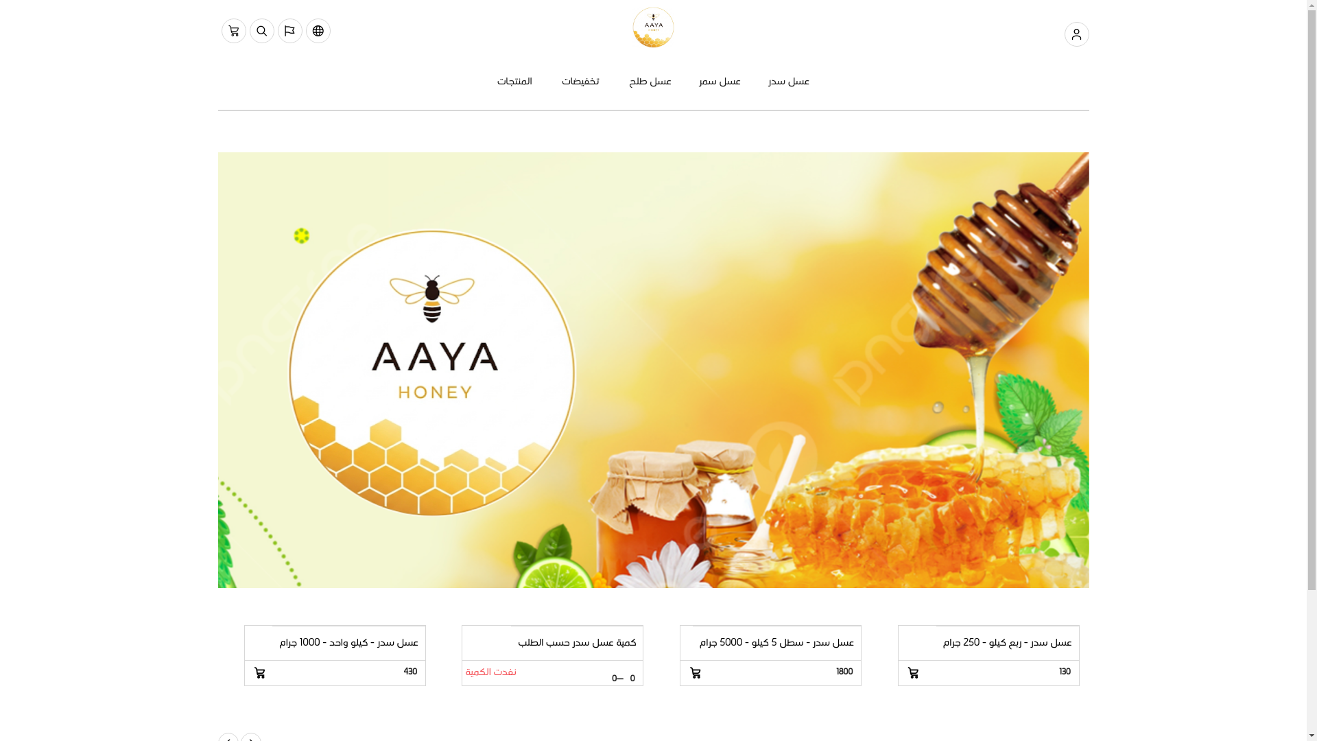 website screenshot of https://theaaya.com/