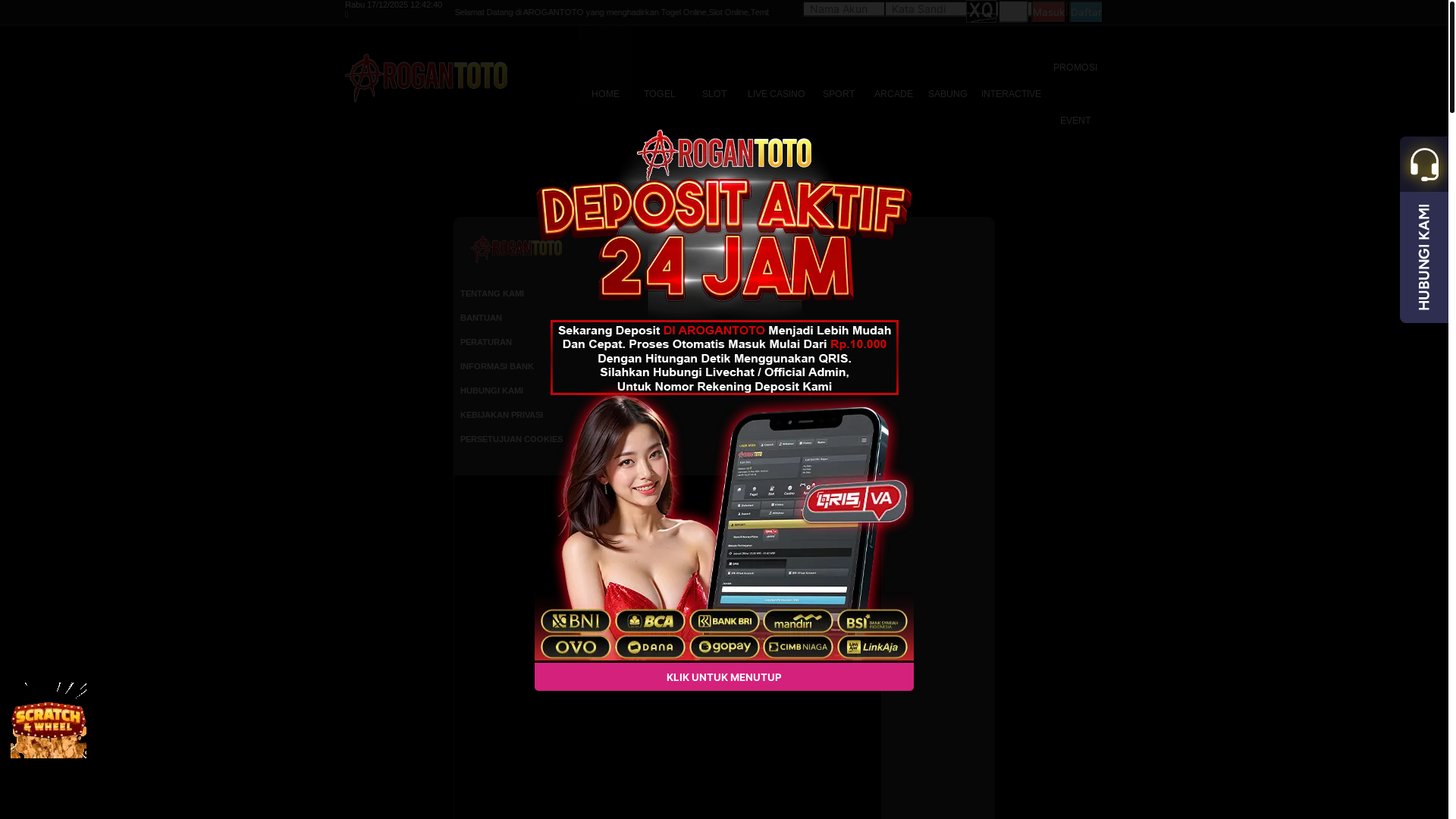 website screenshot of https://aroganapk.top/