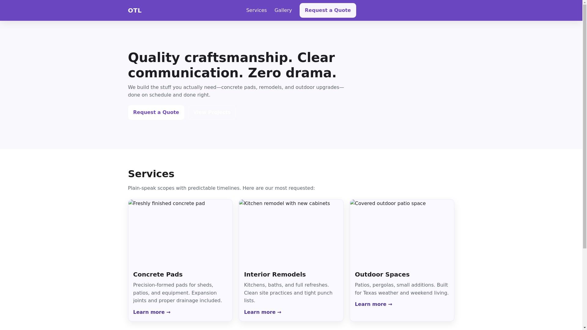 website screenshot of https://off-the-ladder-site.pages.dev/