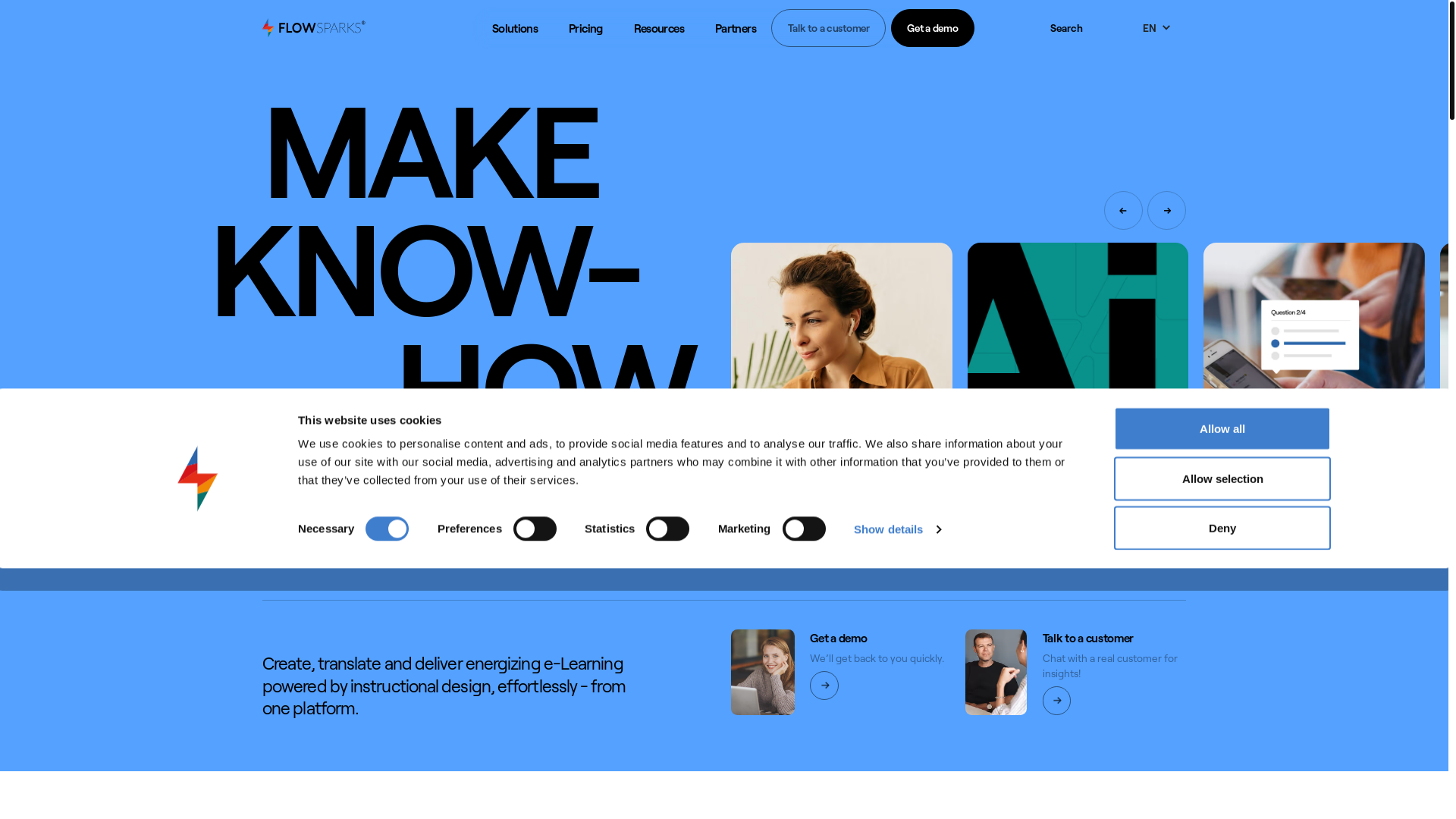 website screenshot of https://exploreflowsparks.com/