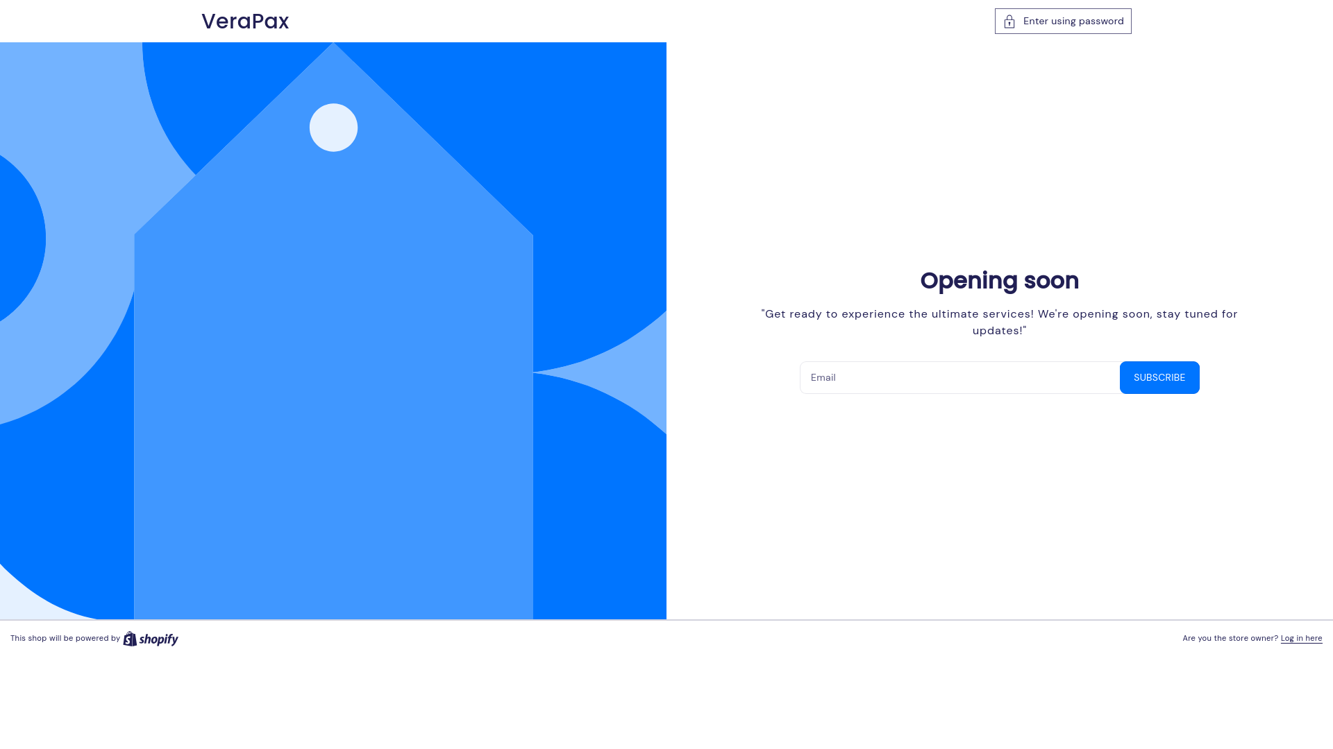 website screenshot of https://verapax.com.au/