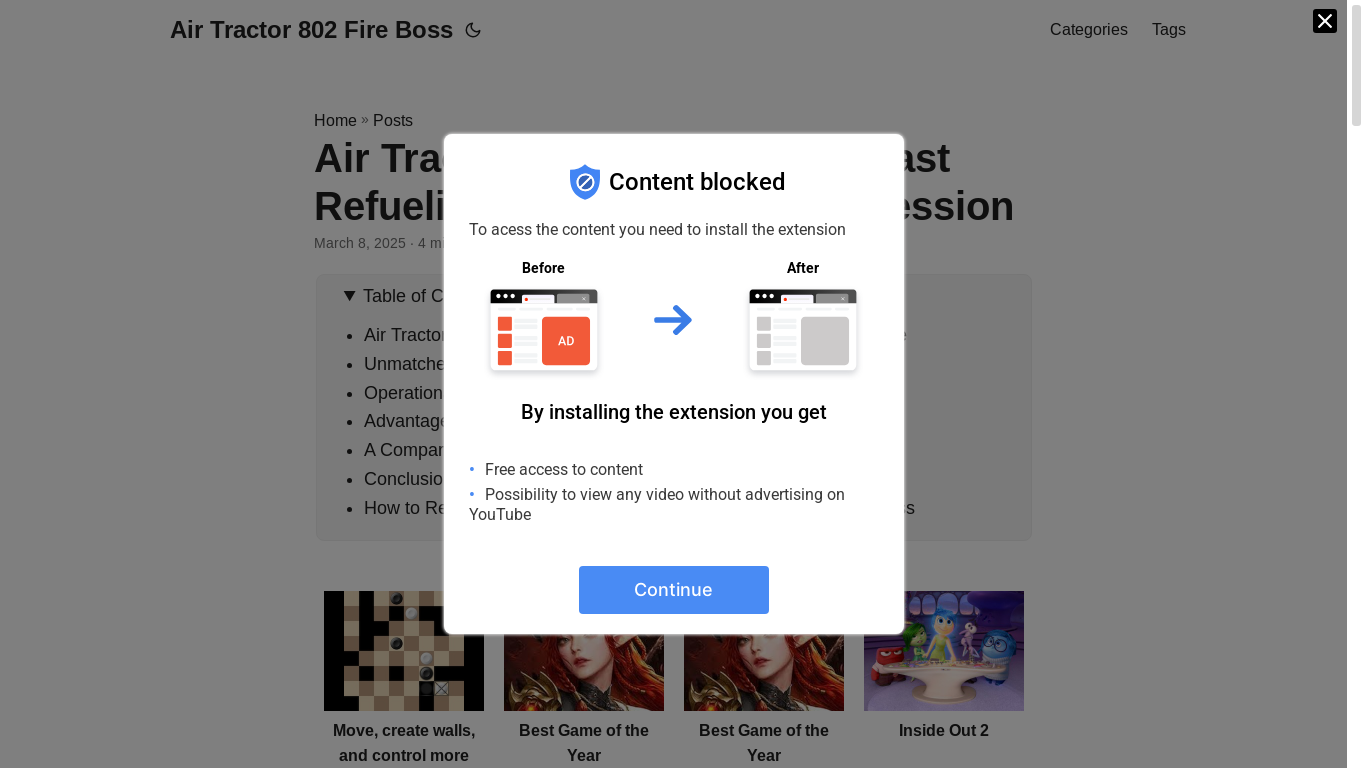 website screenshot of https://air-tractor-802-fire-boss.pages.dev/