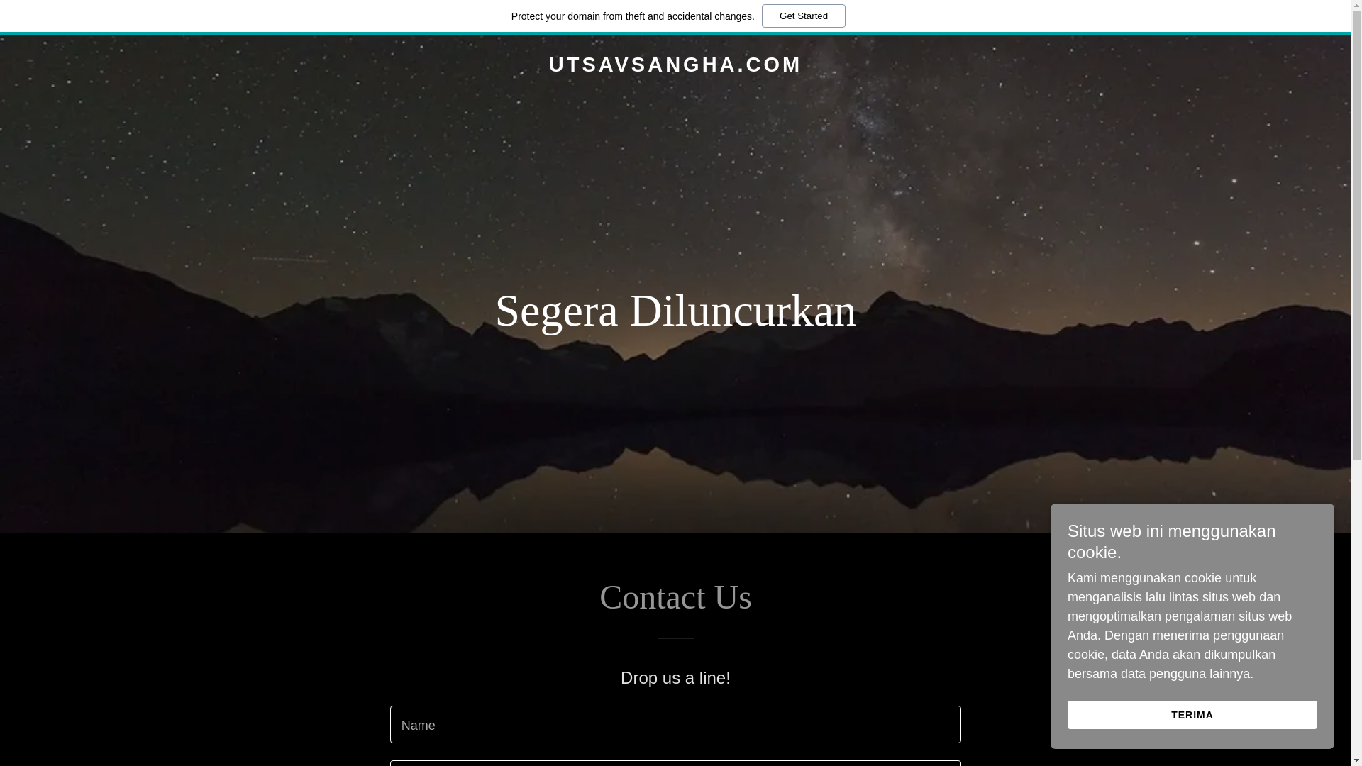 website screenshot of https://utsavsangha.com/