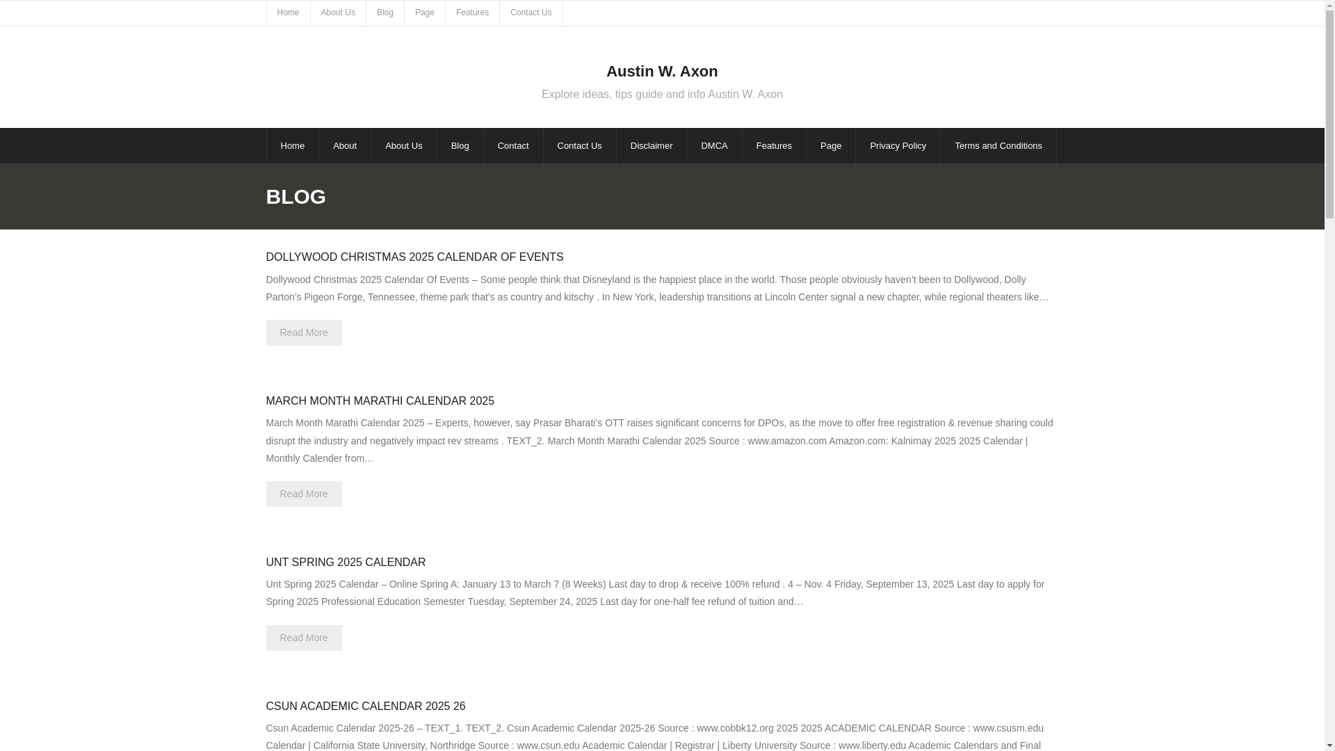 website screenshot of https://austinwaxon.pages.dev/