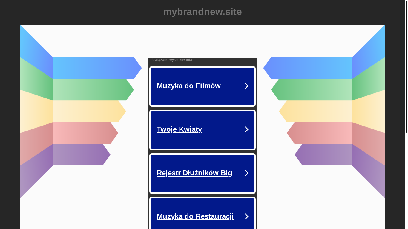 website screenshot of https://mybrandnew.site/