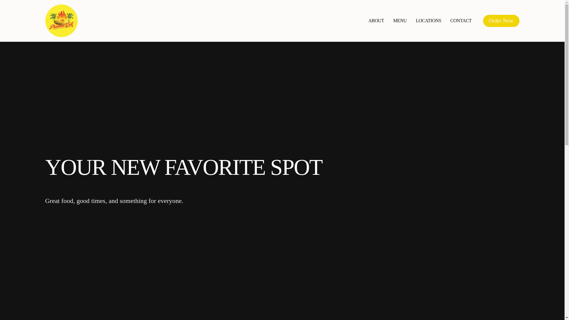 website screenshot of https://platinumgrillcaribbean.com/