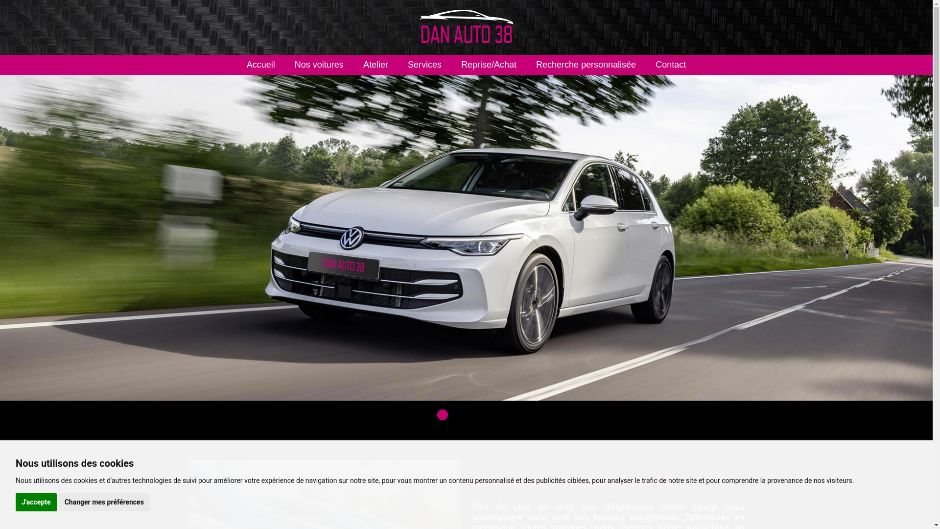website screenshot of https://danauto38.fr/
