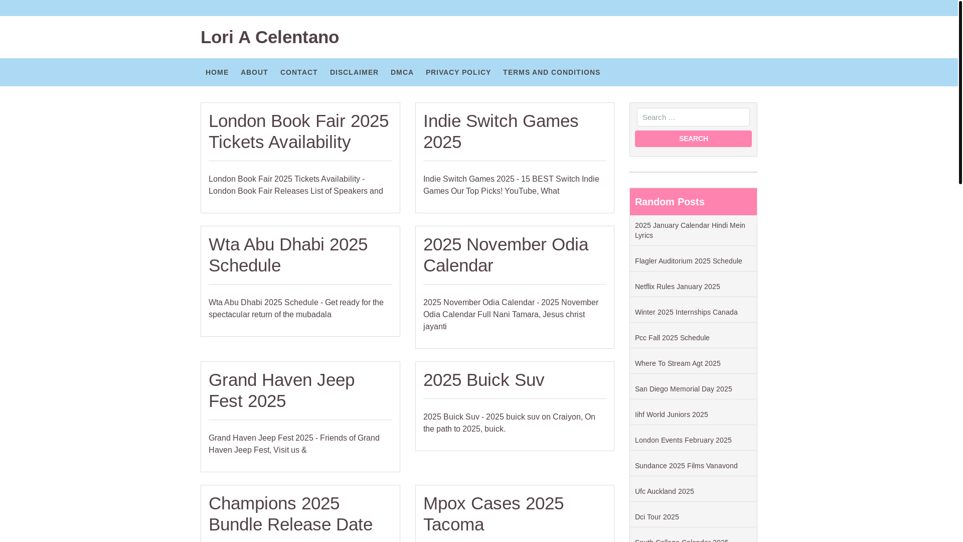 website screenshot of https://loriacelentanoj.pages.dev/