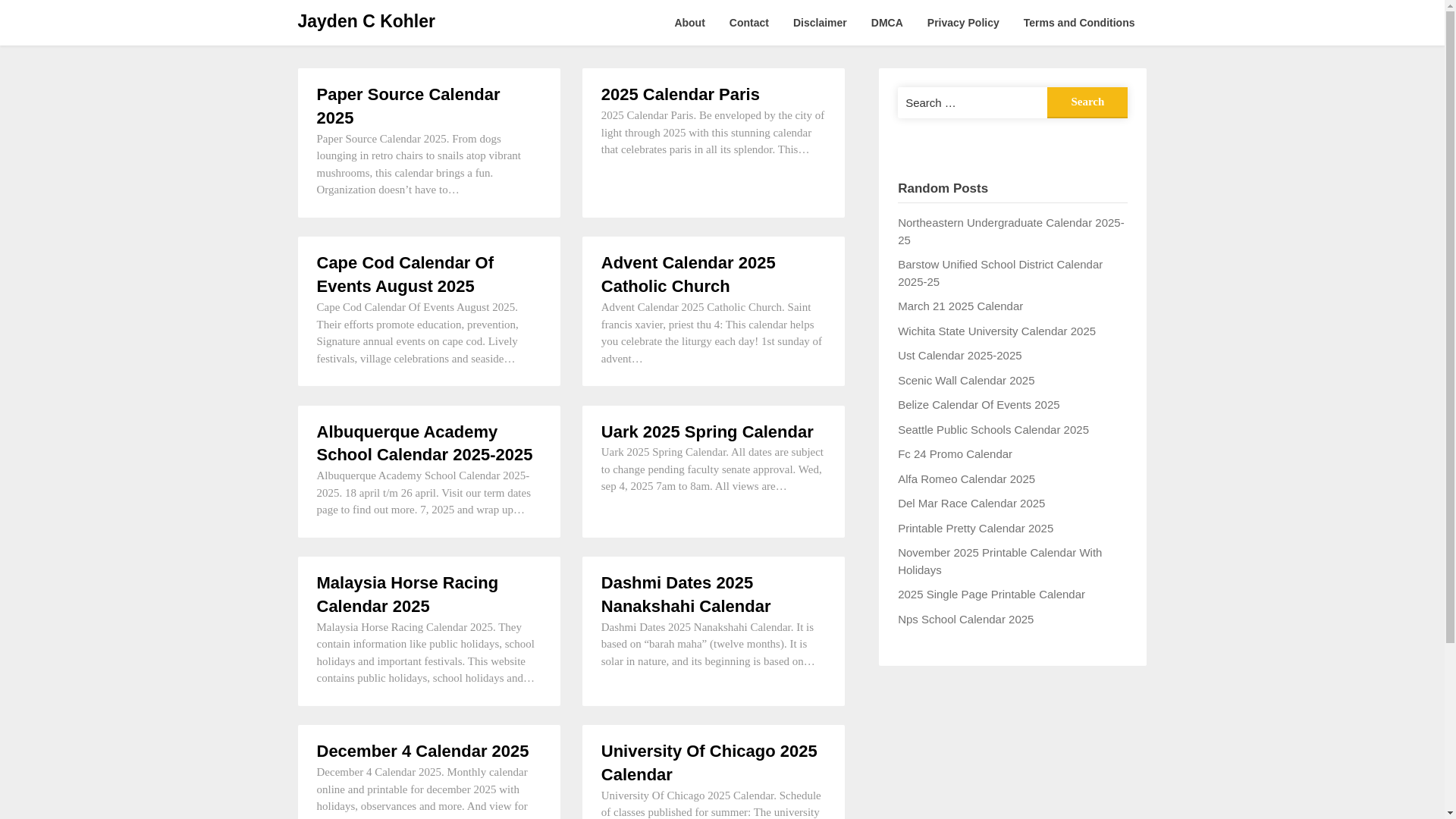 website screenshot of https://jaydenckohler.pages.dev/