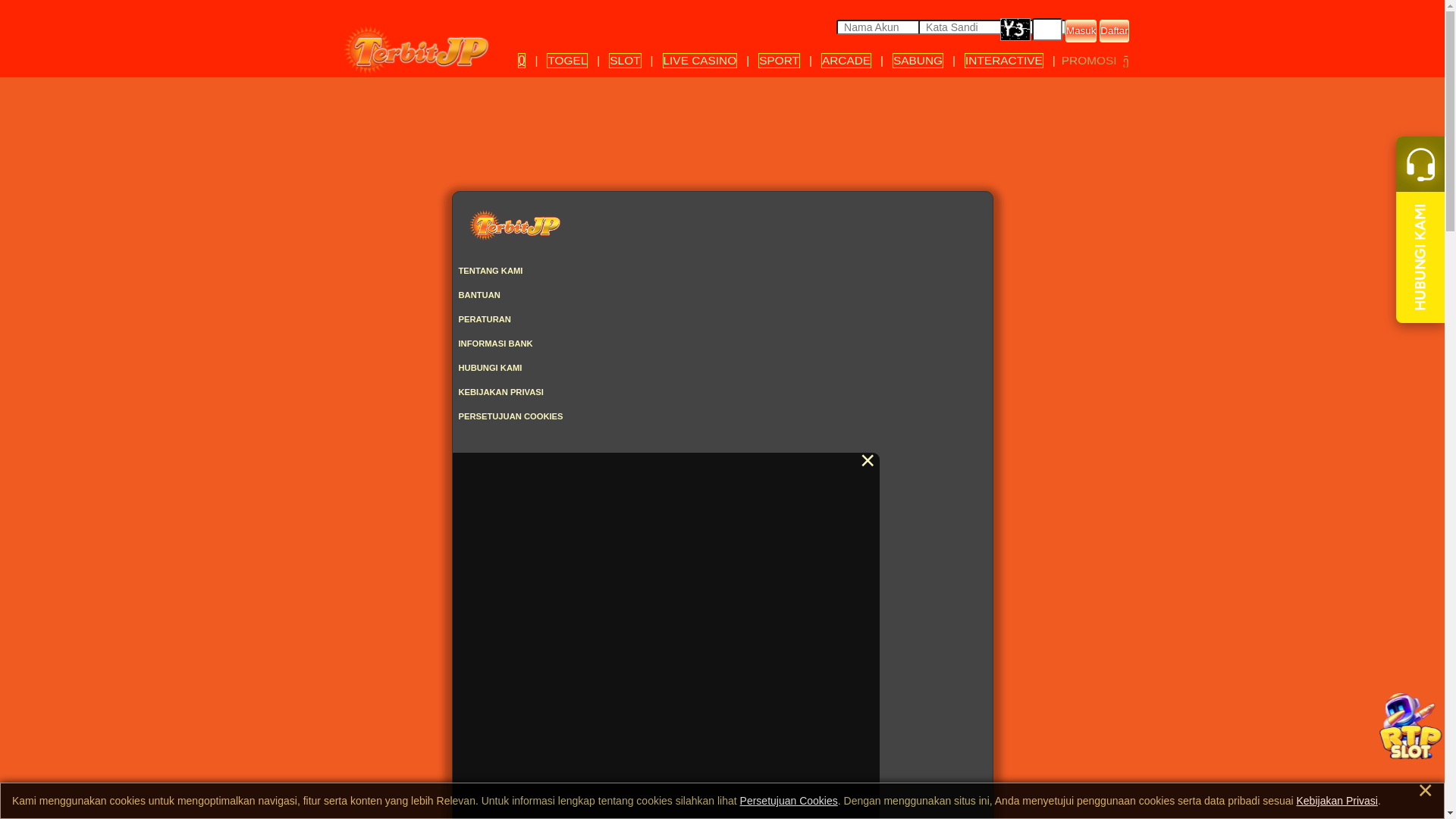 website screenshot of https://terbitsip.christmas/