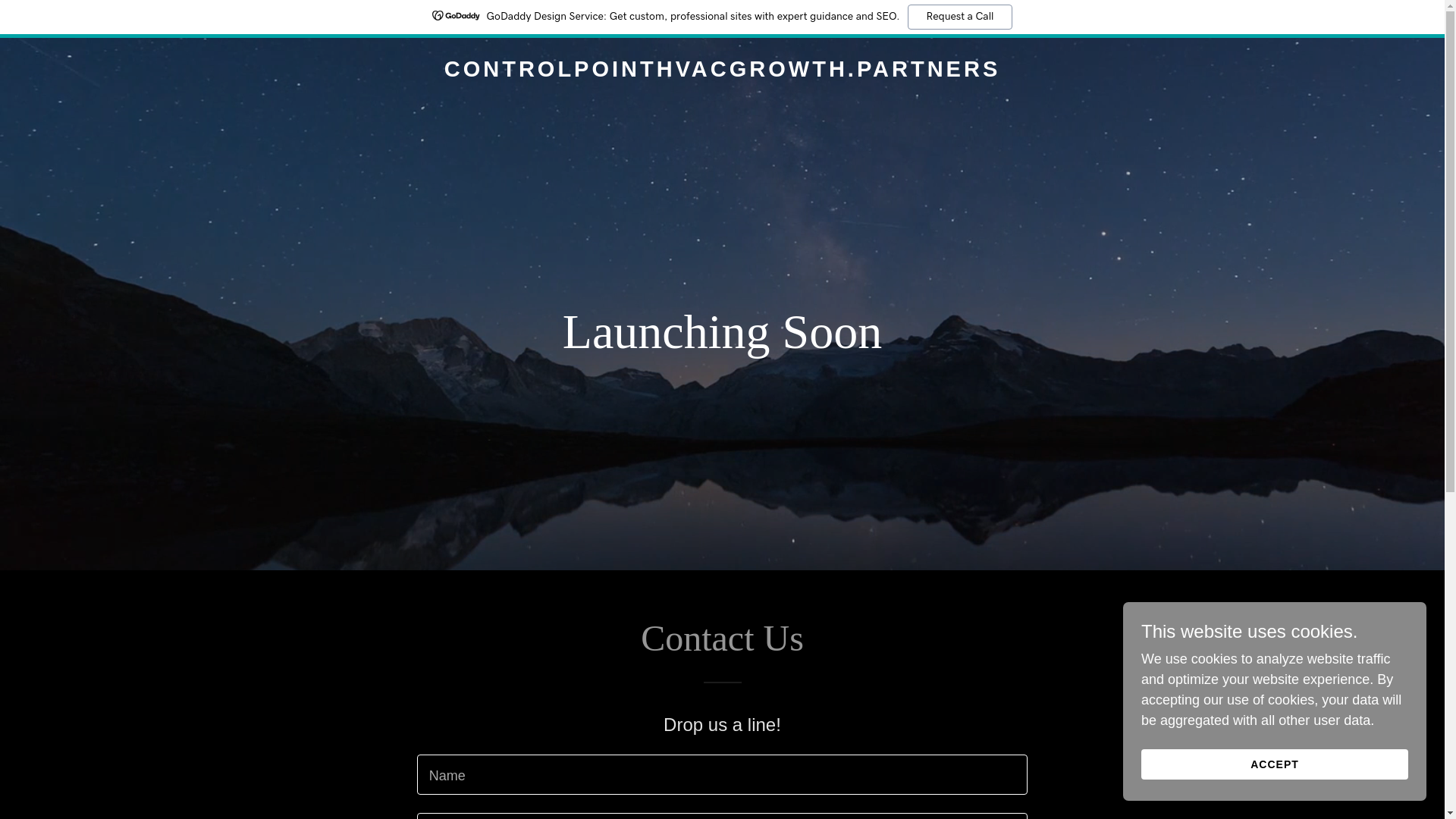 website screenshot of https://controlpointhvacgrowth.partners/