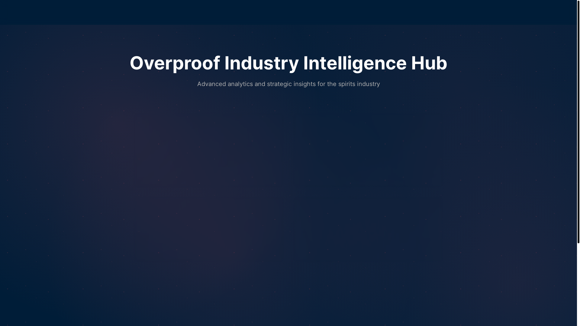 website screenshot of https://overproof-agent.ai/