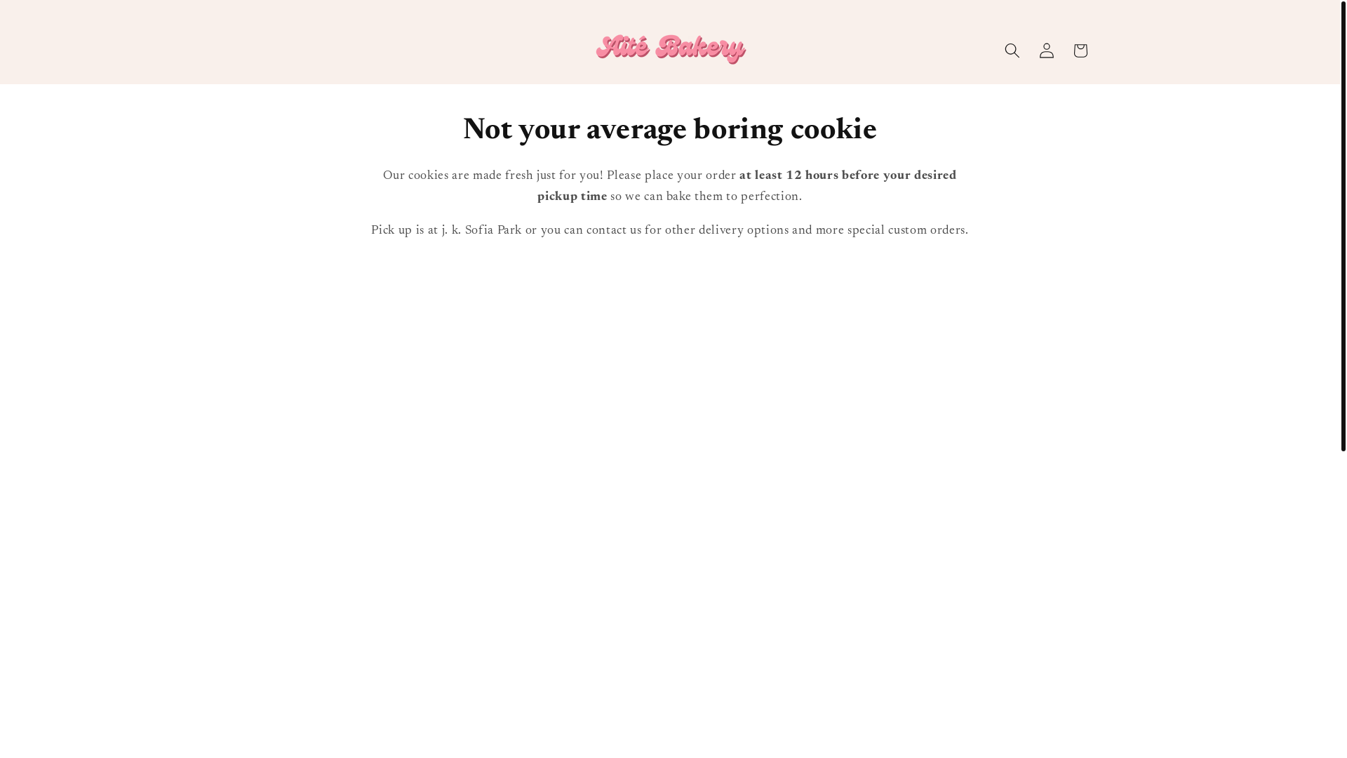 website screenshot of https://aitebakery.com/