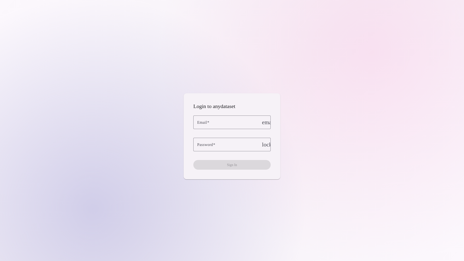 website screenshot of https://anydataset.ac/