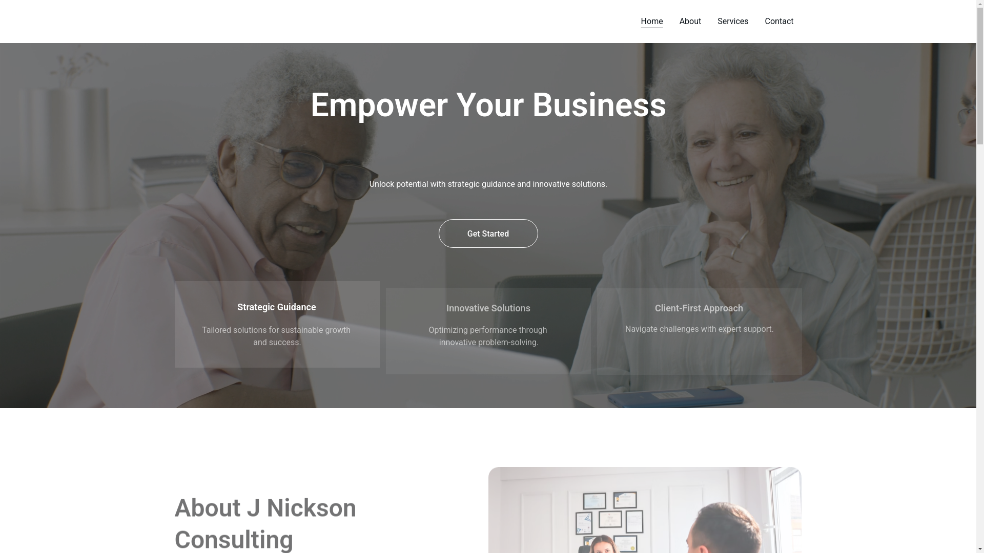 website screenshot of https://jnicksonconsultingltd.com/