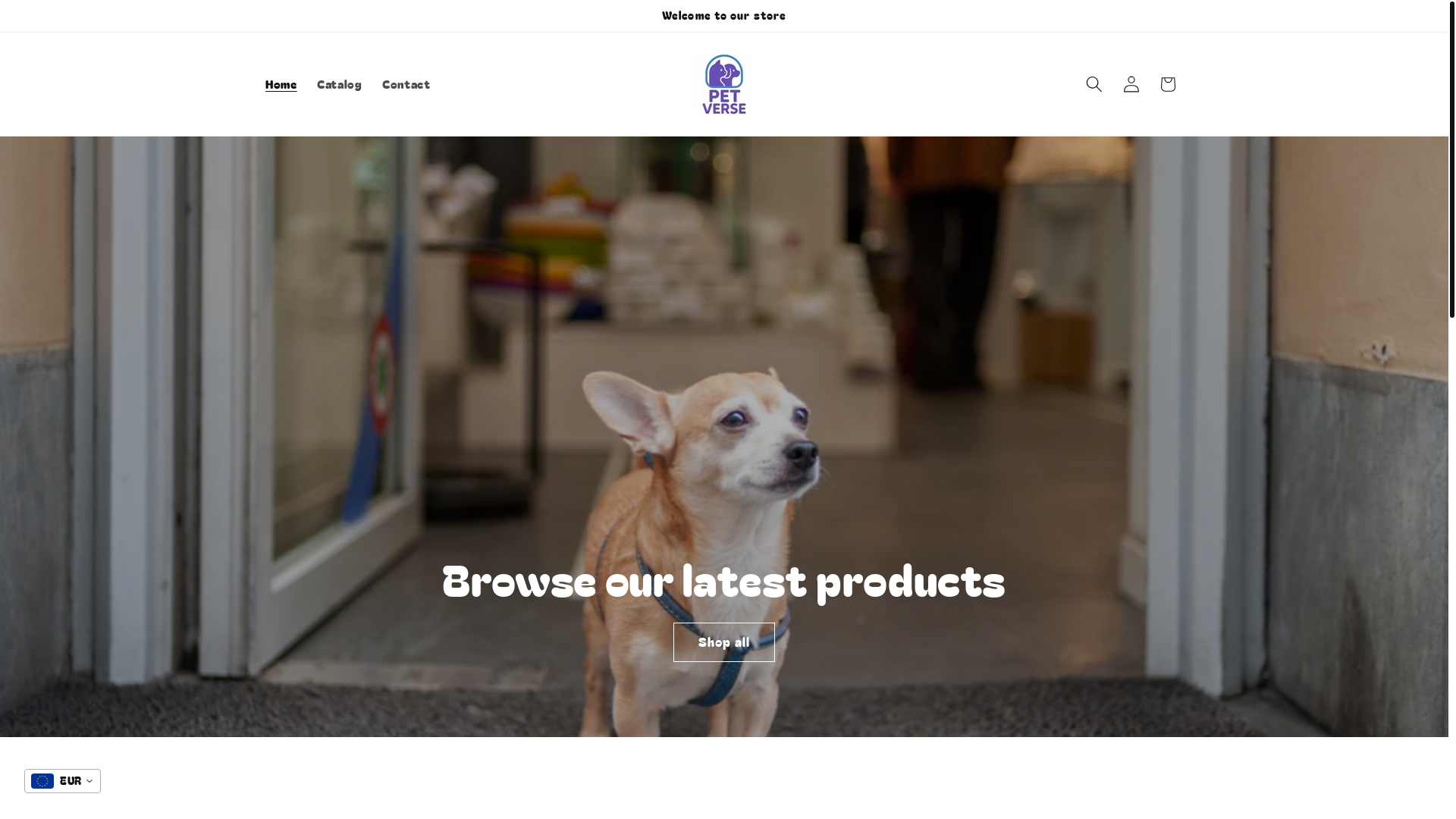 website screenshot of https://petiversehub.com/