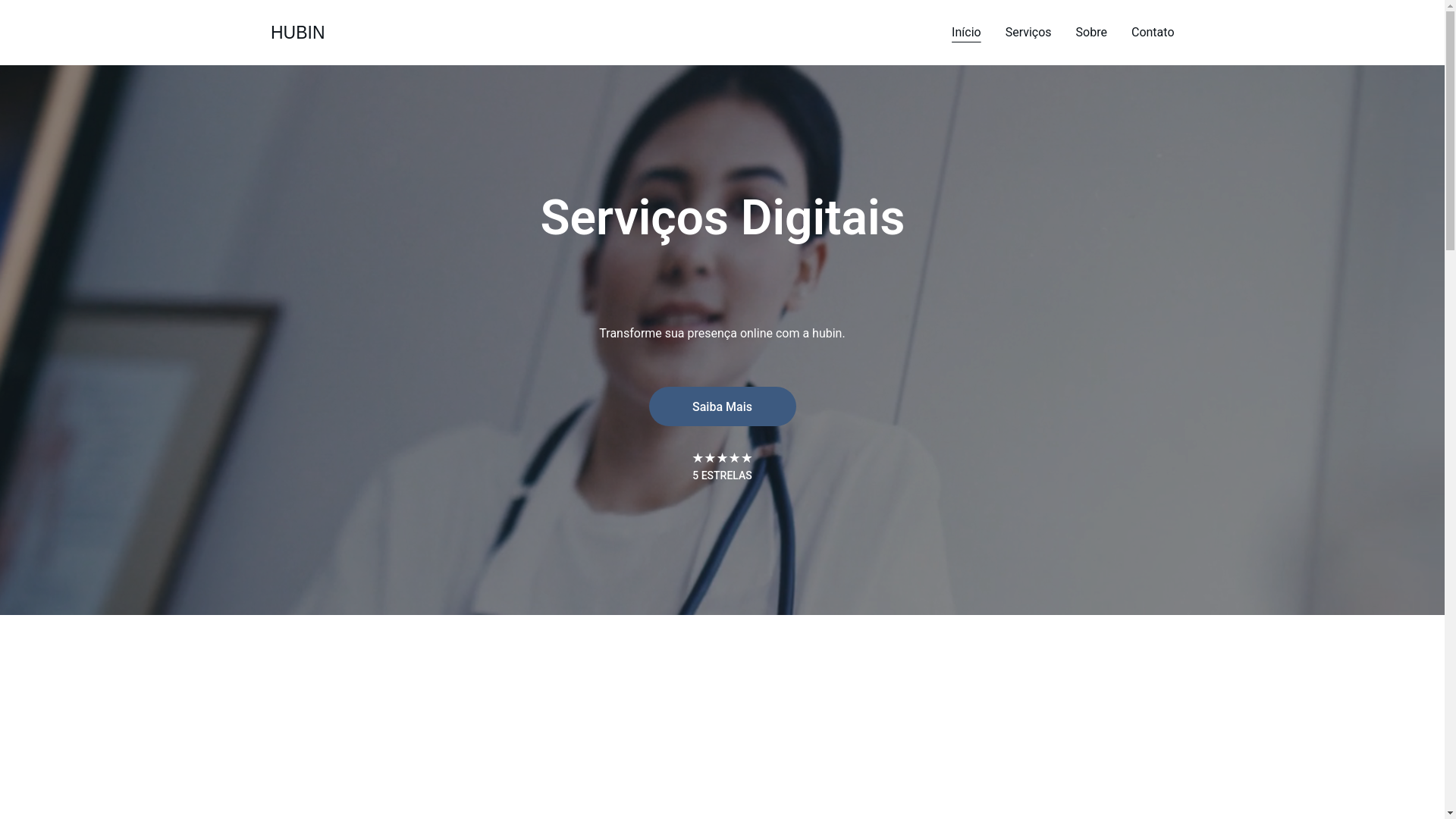 website screenshot of https://hubinhopert.com/