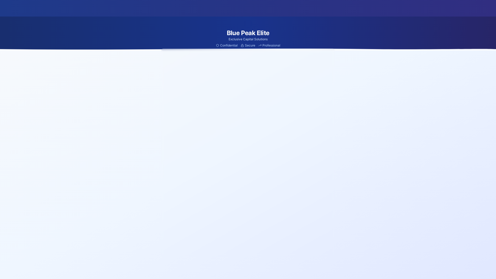 website screenshot of https://bluepeakelitecapitalinquiry.pages.dev/