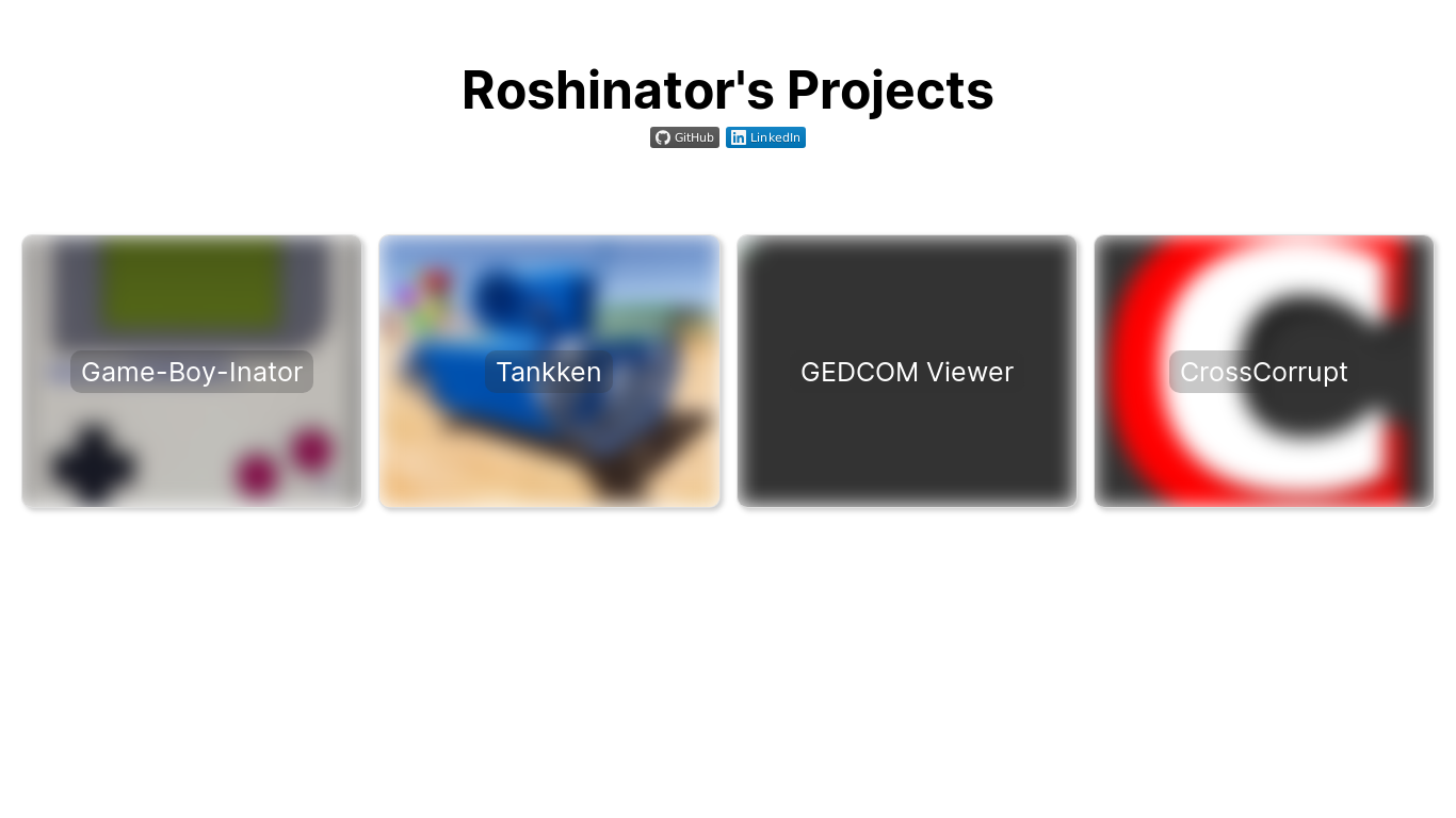 website screenshot of https://roshinator-github-io.pages.dev/