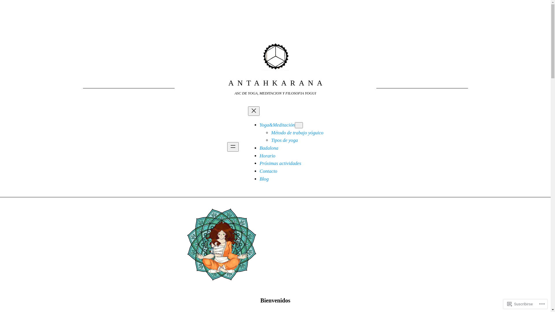 website screenshot of https://badalonayoga.com/