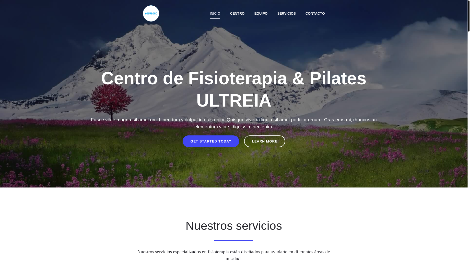 website screenshot of https://centroultreia.es/