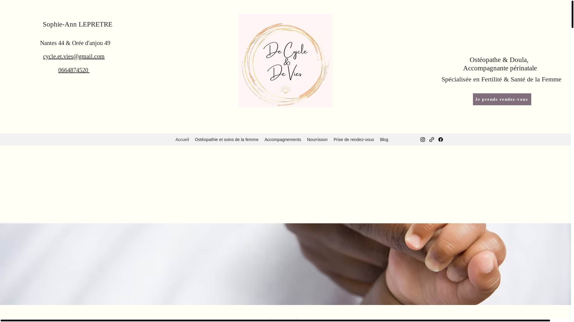 website screenshot of https://sophie-ann-osteo.com/