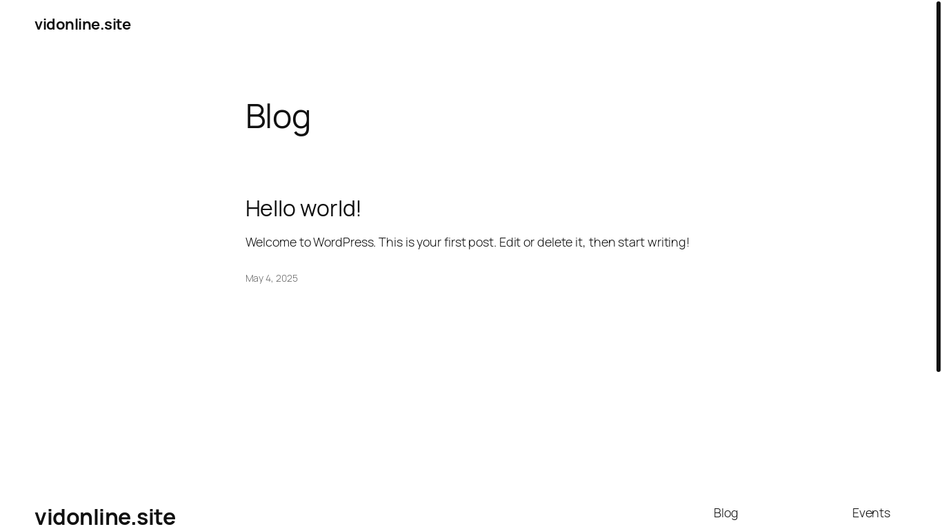 website screenshot of https://vidonline.site/