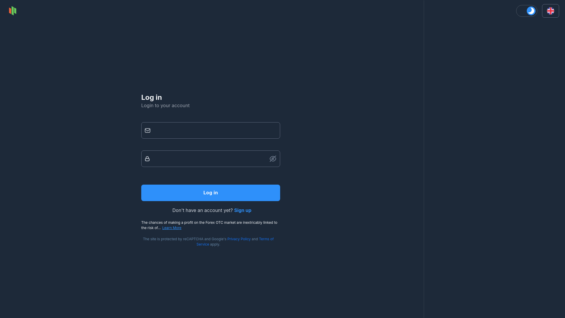 website screenshot of https://my.plat4mxm.com