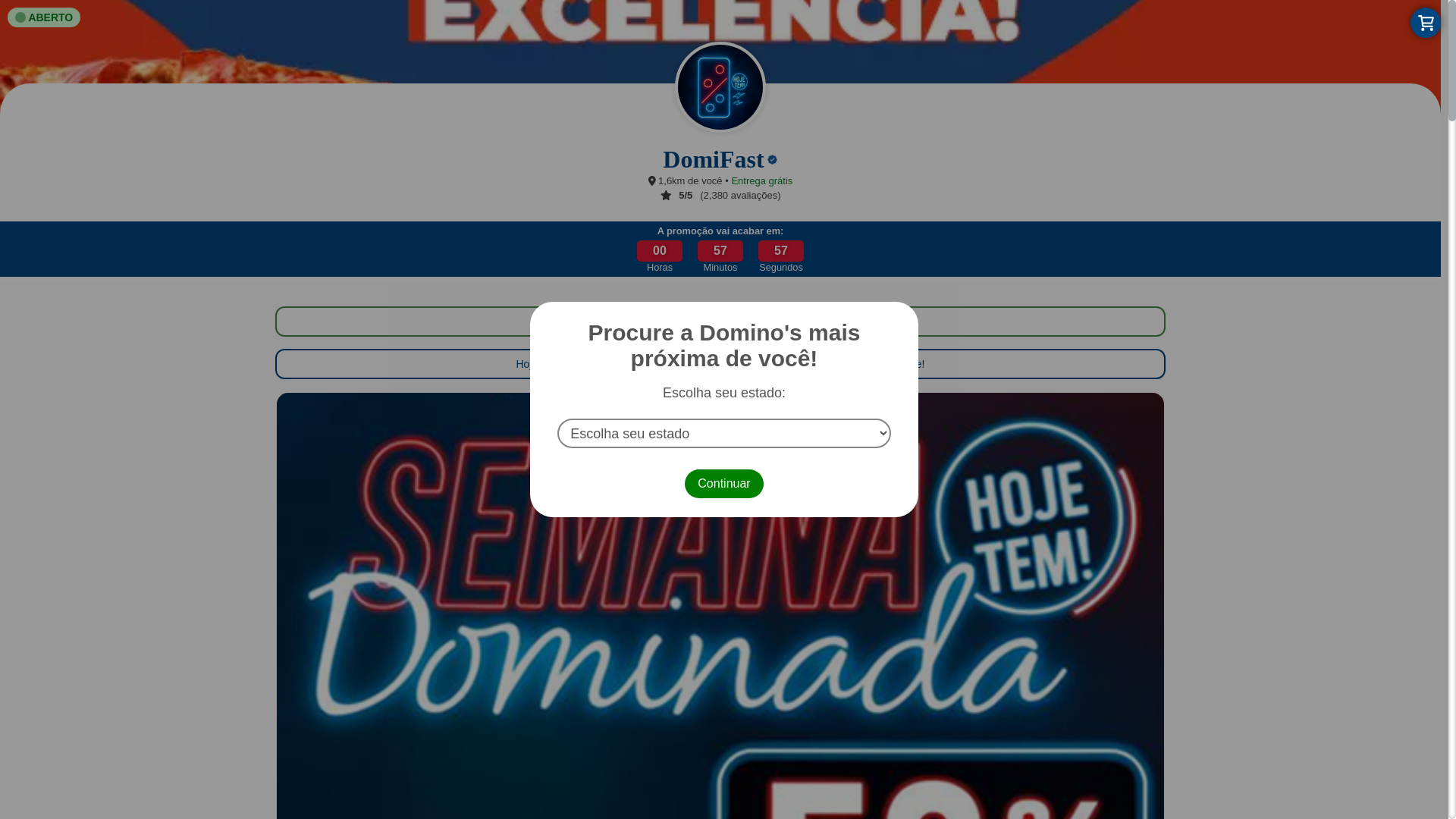 website screenshot of https://domifastpizza.online/