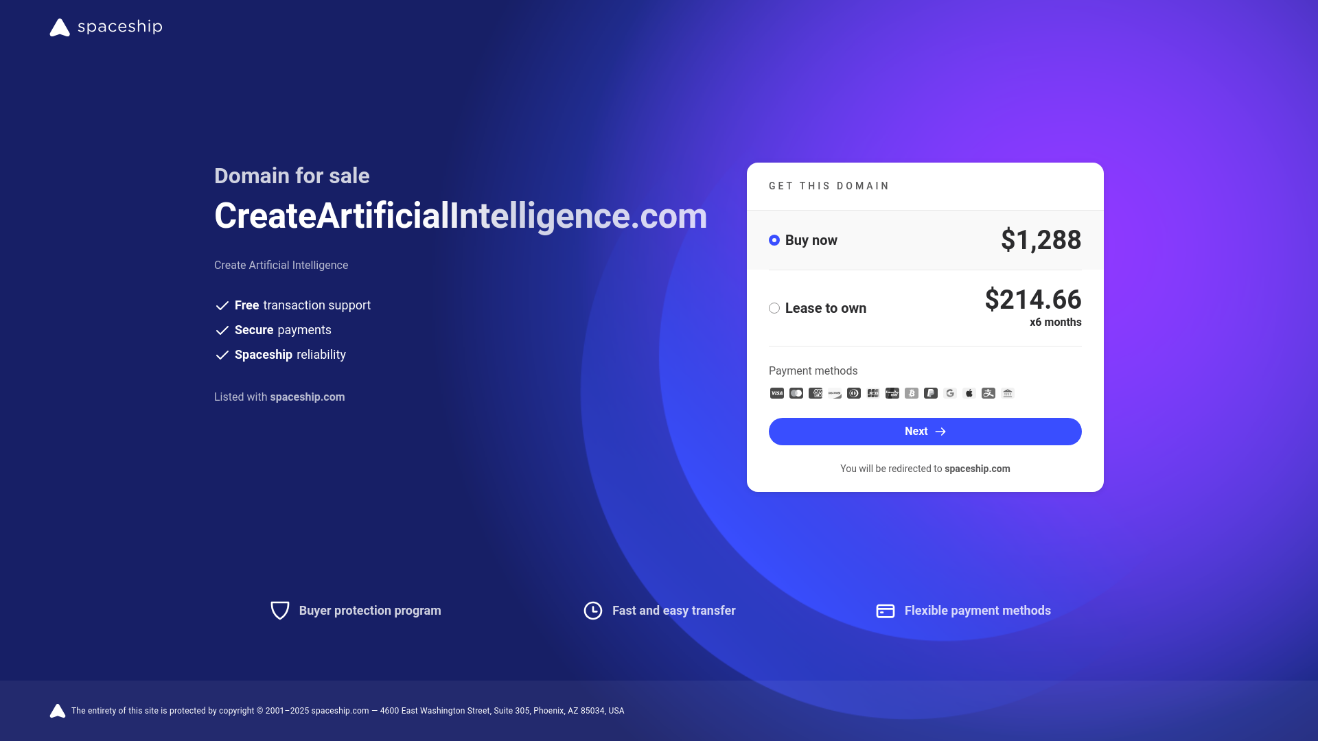 website screenshot of https://createartificialintelligence.com/