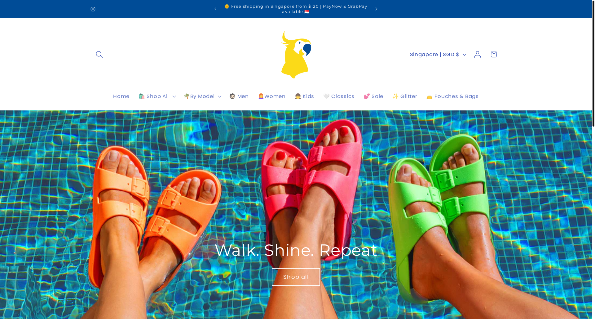 website screenshot of https://cacatoes-singapore.com/