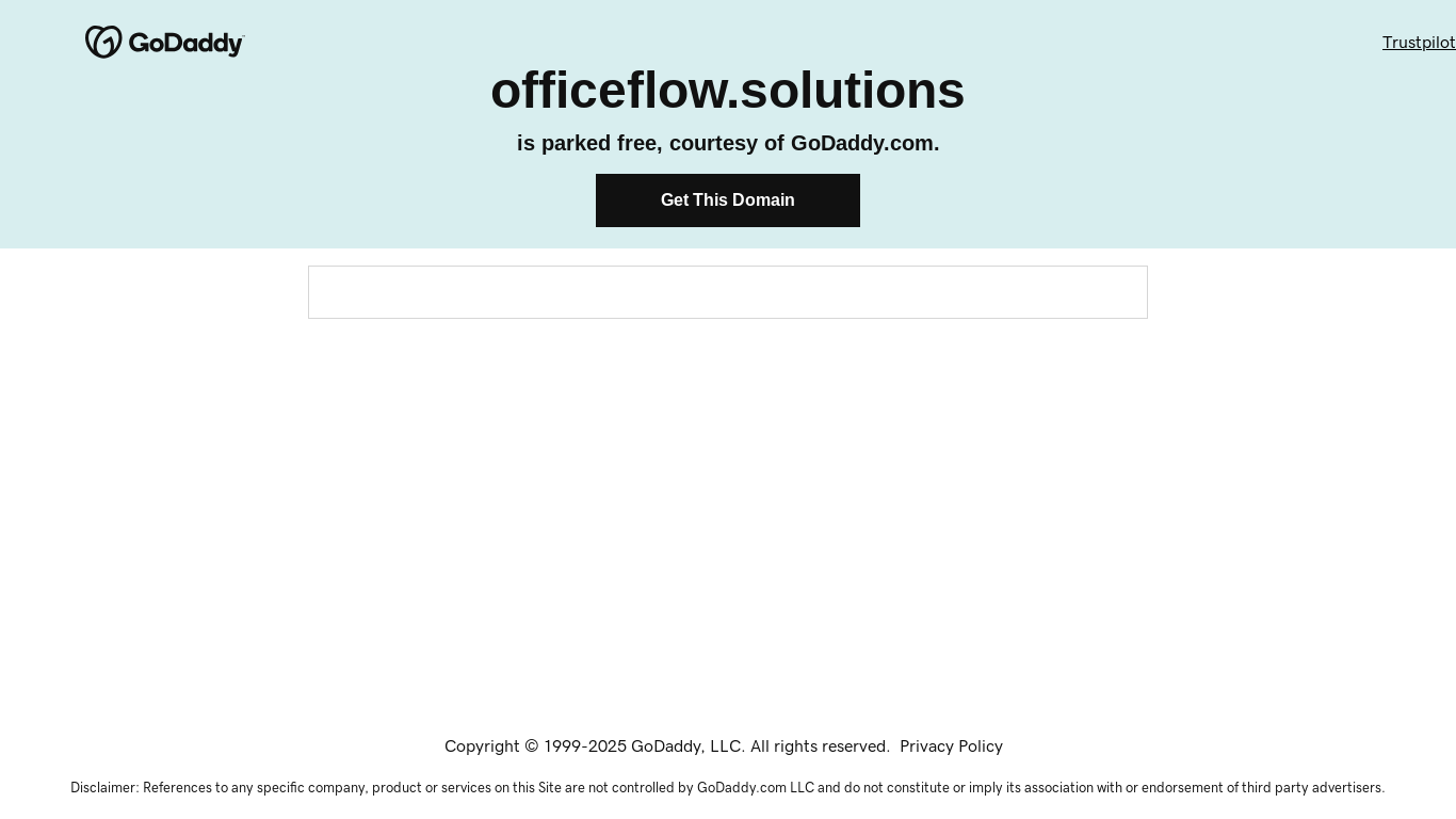 website screenshot of https://officeflow.solutions/