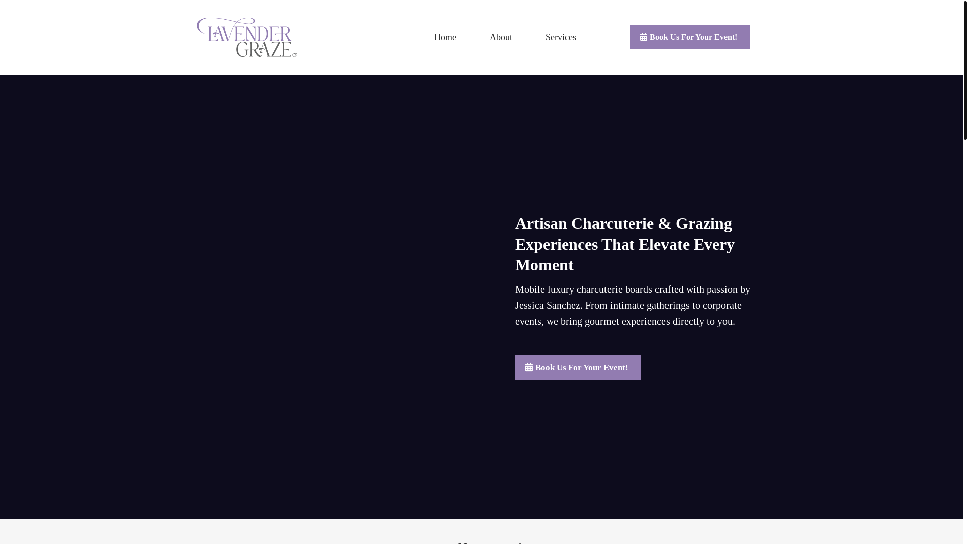 website screenshot of https://lavendergrazeco.com/